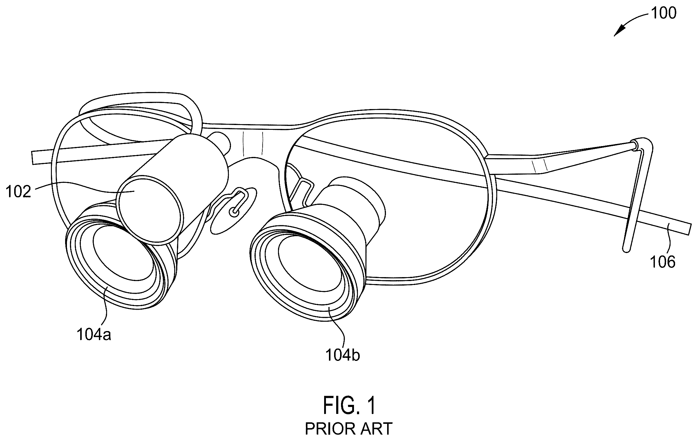 Patent US12564323 Figure 1 – Imaging apparatus with multiple stereoscopic cameras