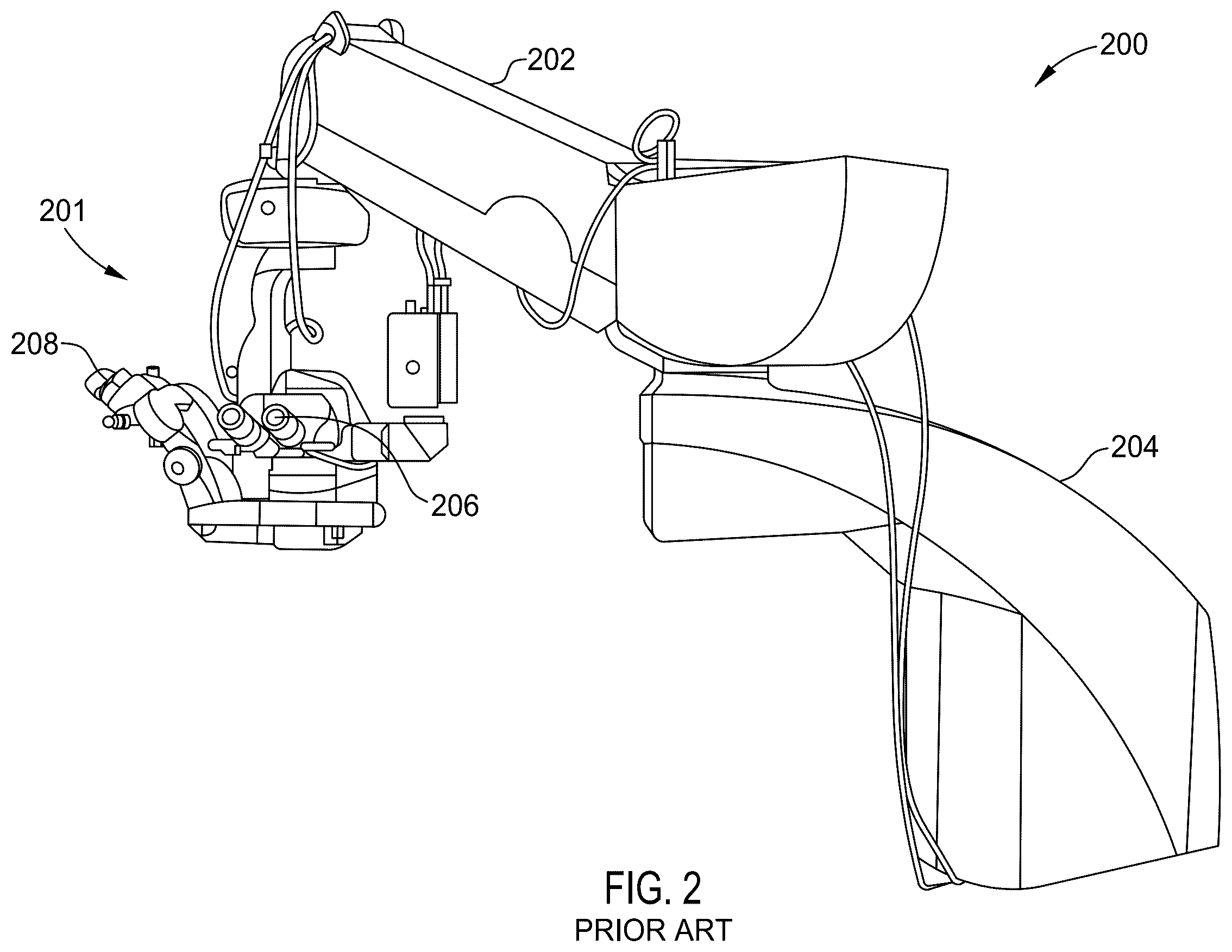 Patent US12564323 Figure 2 – Imaging apparatus with multiple stereoscopic cameras