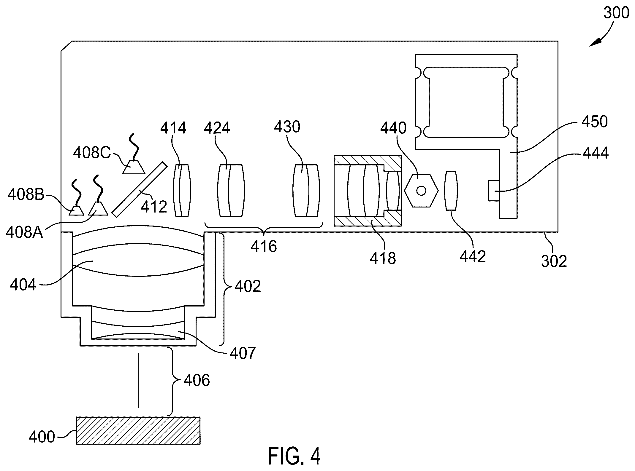 Patent US12564323 Figure 4 – Imaging apparatus with multiple stereoscopic cameras