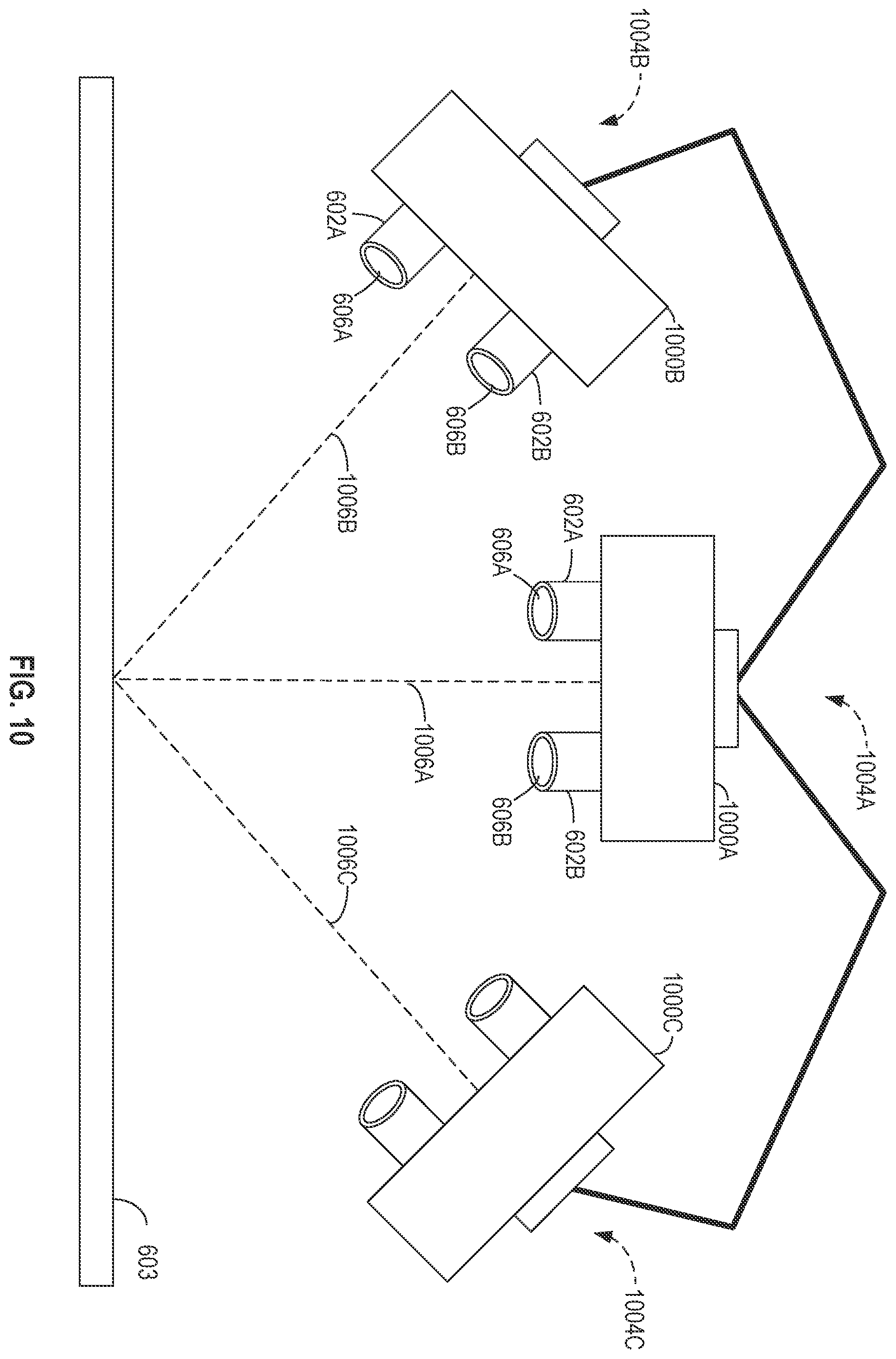 Patent US12564323 Figure 11 – Imaging apparatus with multiple stereoscopic cameras