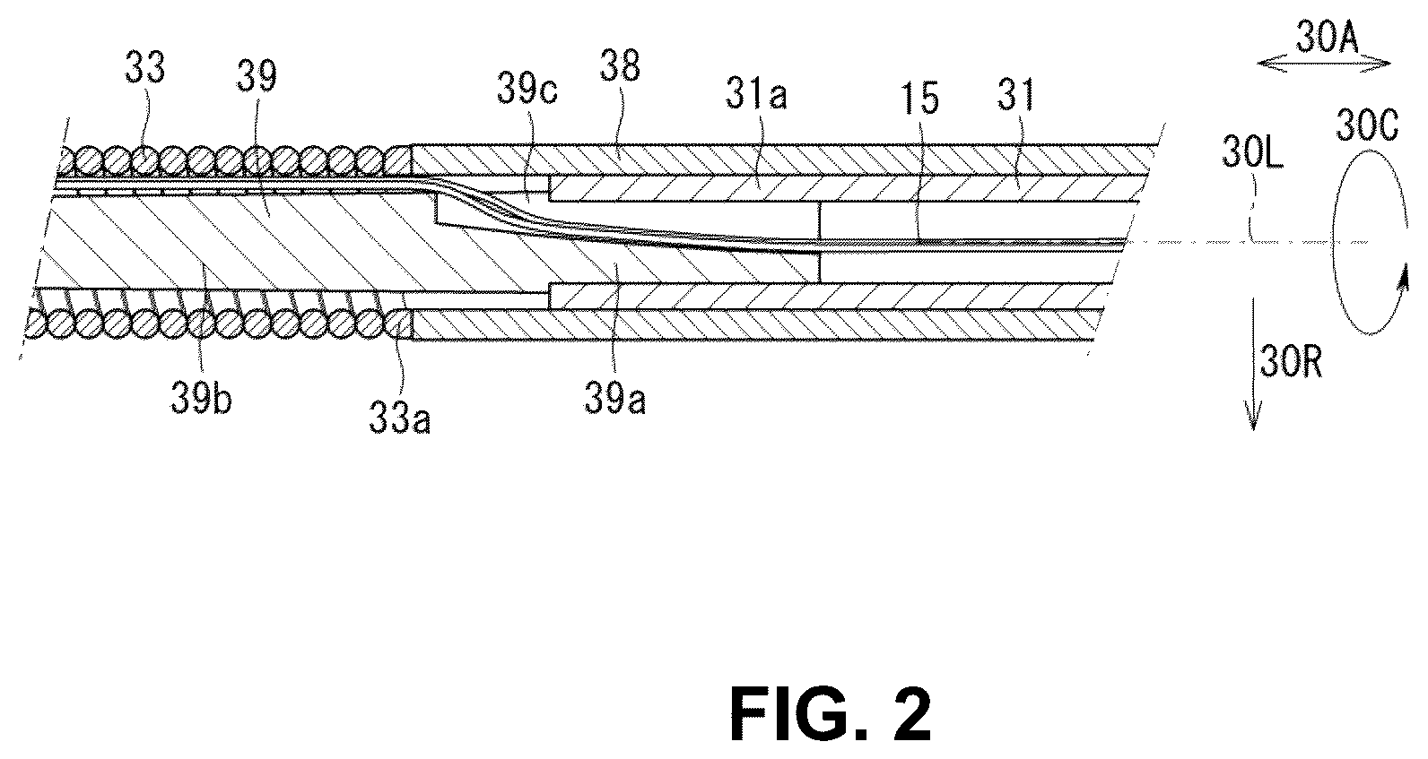 Patent US12564328 Figure 2 – Guide wire and method for manufacturing guide wire