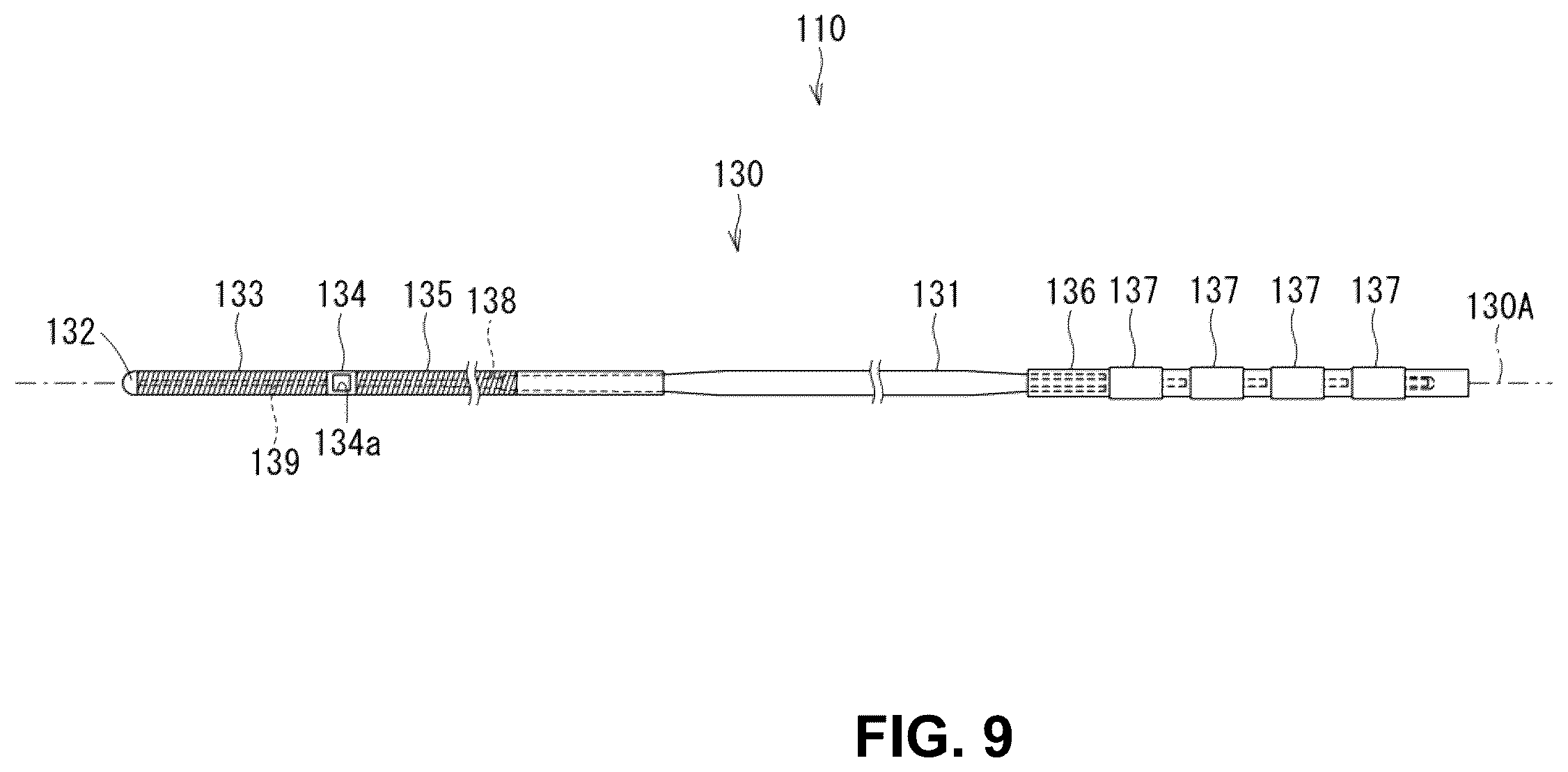 Patent US12564328 Figure 9 – Guide wire and method for manufacturing guide wire