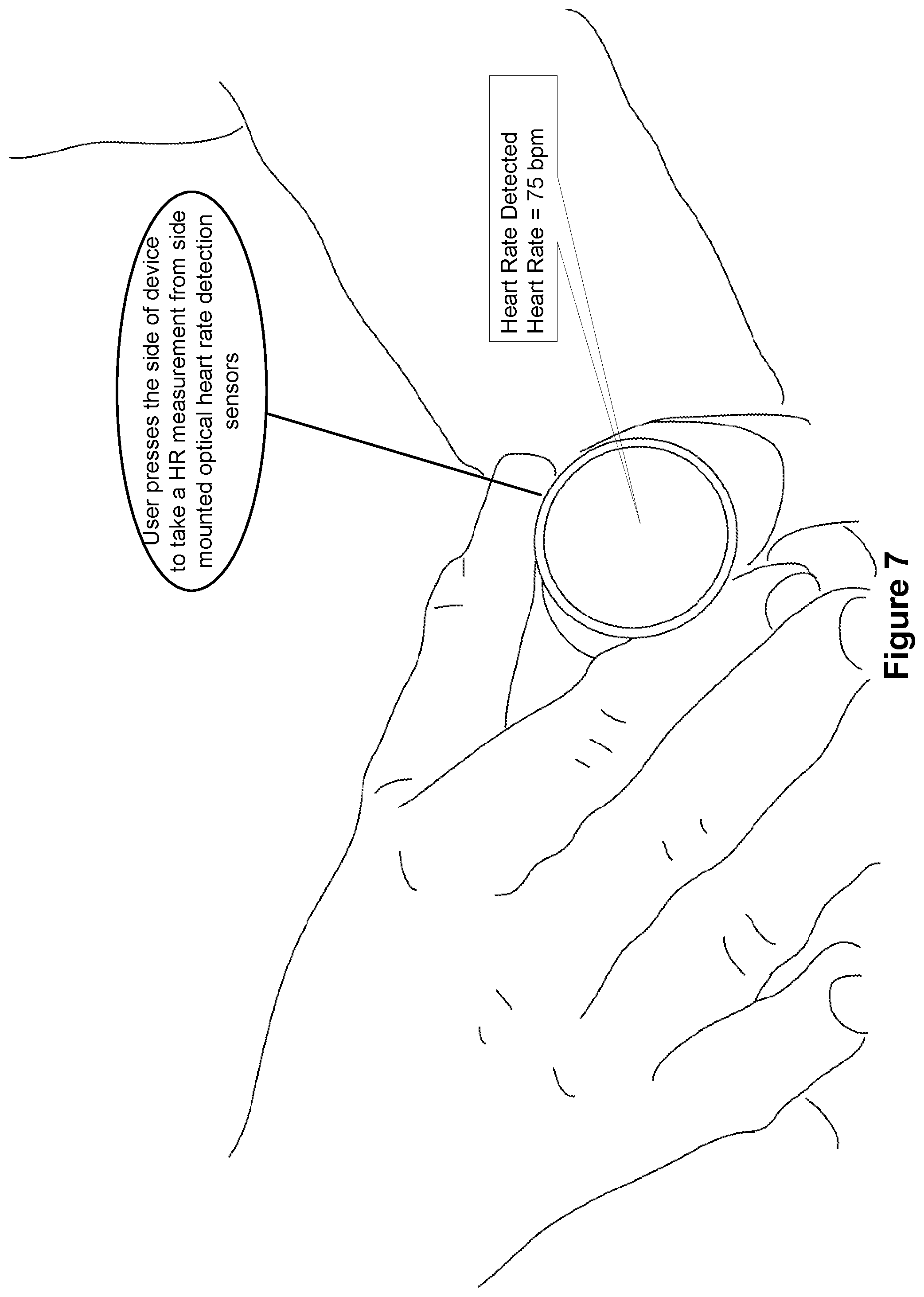 Patent US12564329 Figure 10 – Optical device for determining pulse rate