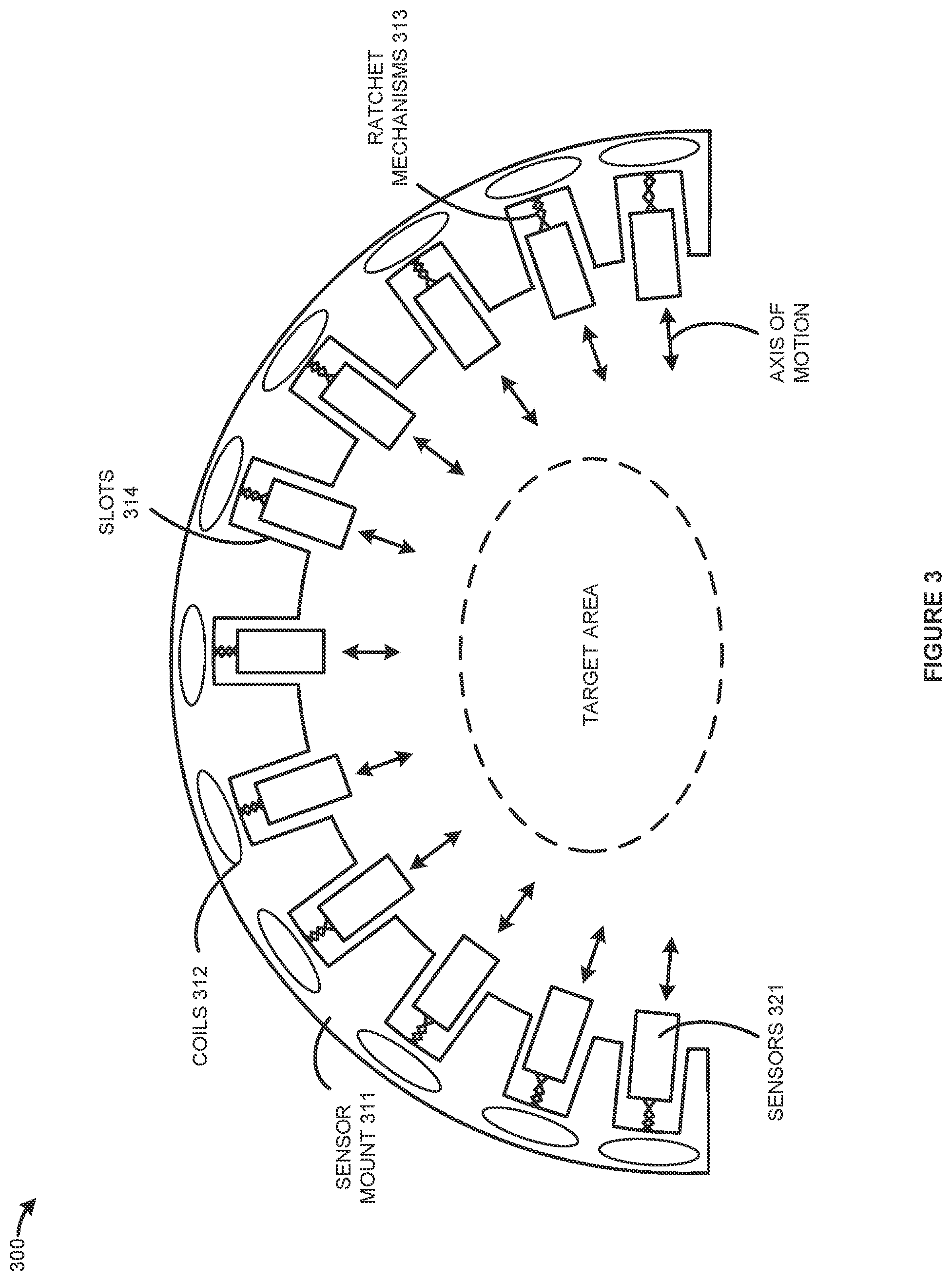 Patent US12564331 Figure 3 – Sensor localization in a magnetoencephalography (MEG) system