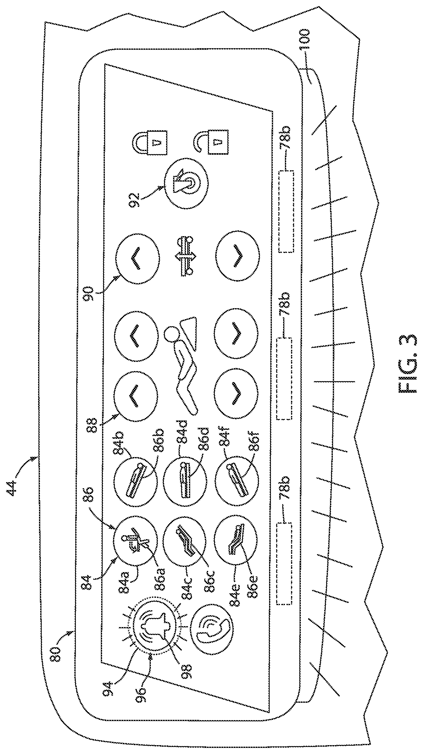 Patent US12564334 Figure 3 – Patient support apparatus with caregiver reminders