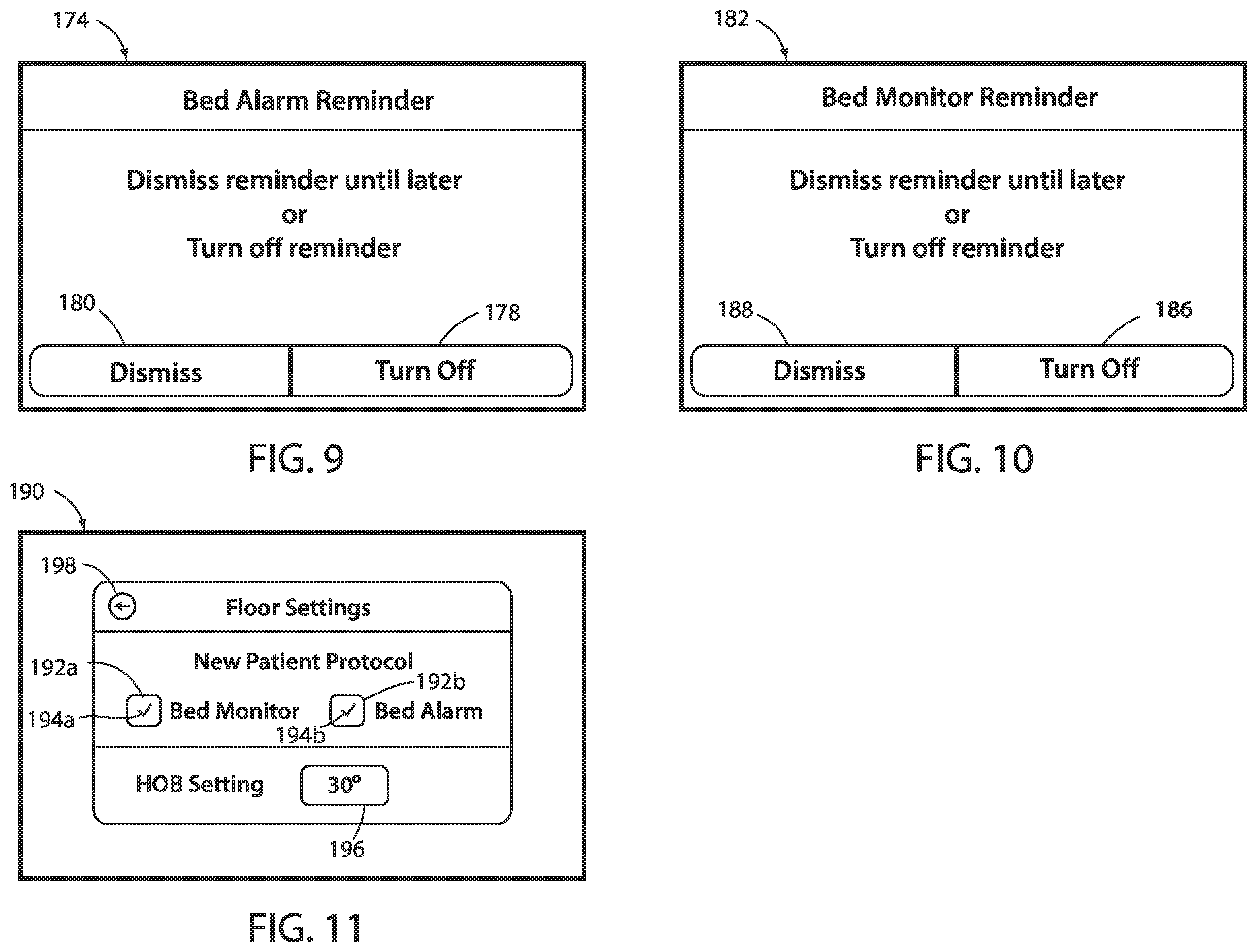 Patent US12564334 Figure 6 – Patient support apparatus with caregiver reminders