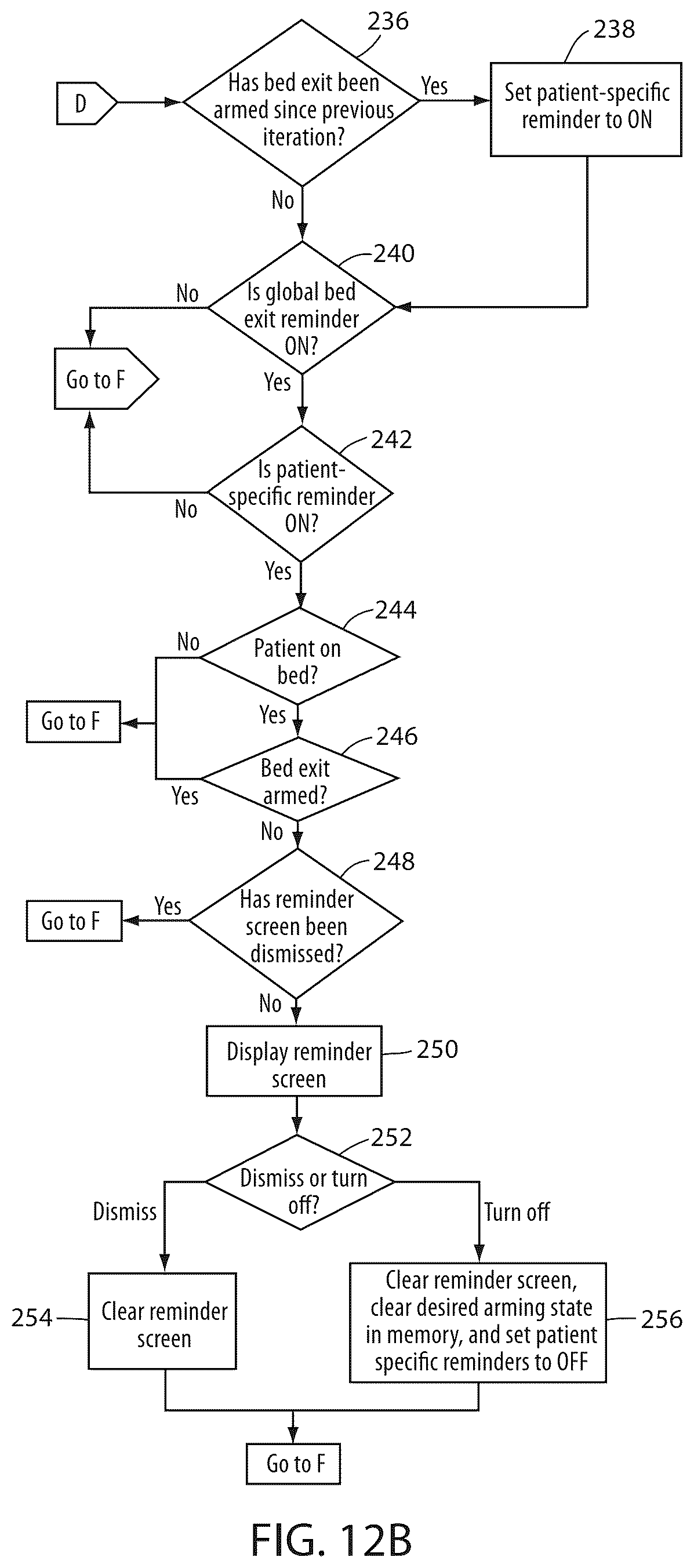 Patent US12564334 Figure 8 – Patient support apparatus with caregiver reminders