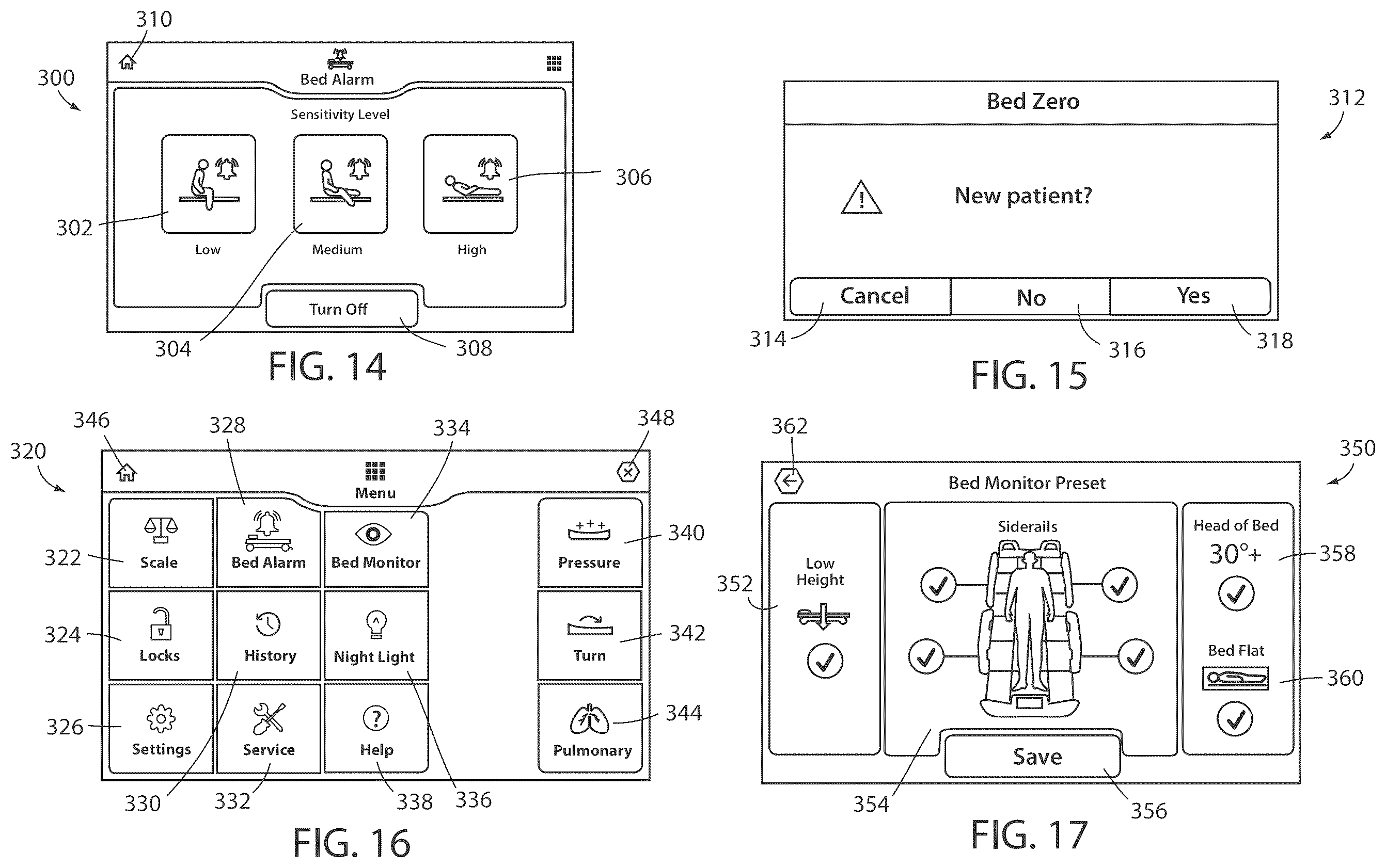 Patent US12564334 Figure 11 – Patient support apparatus with caregiver reminders