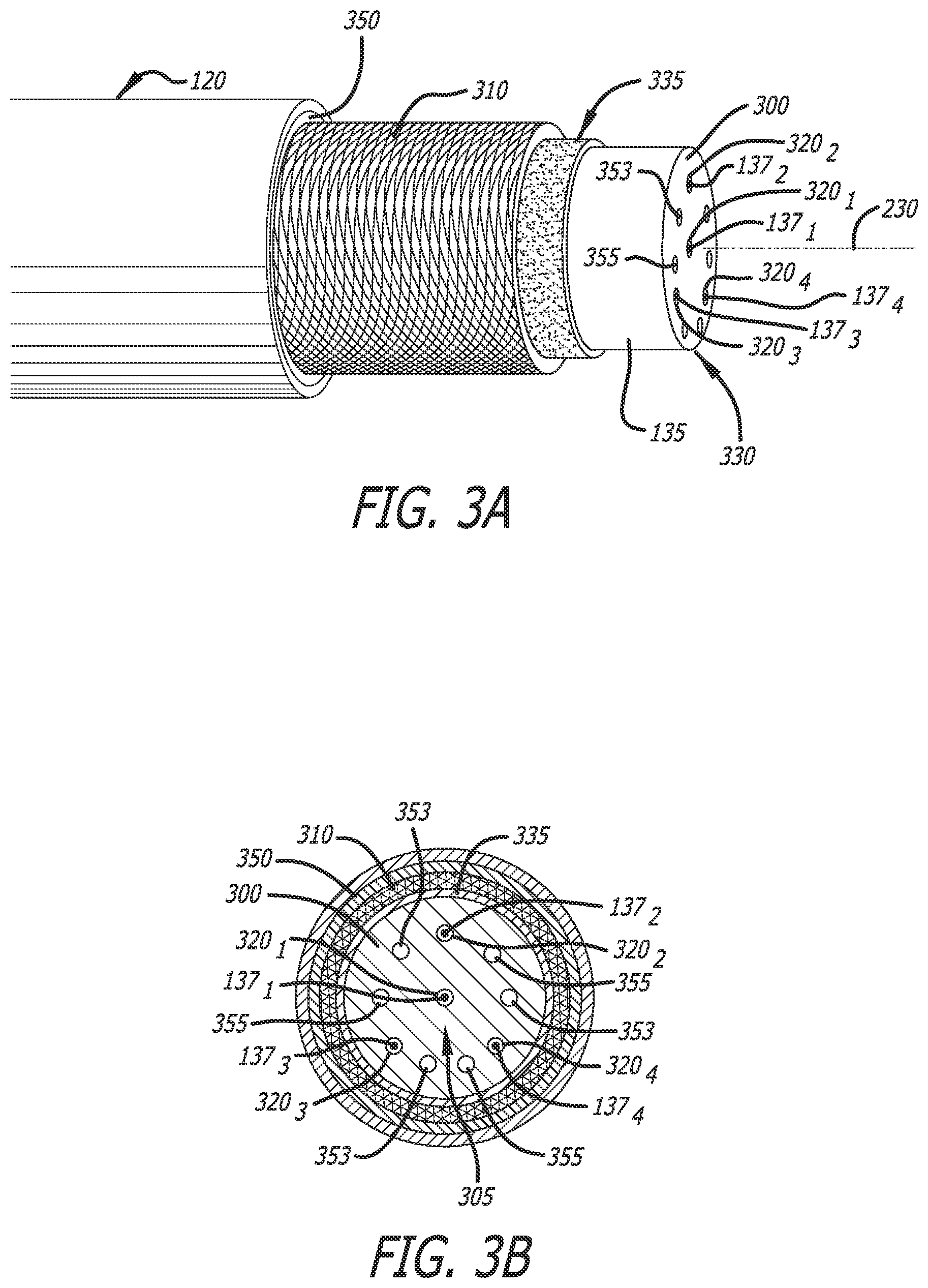 Patent US12564340 Figure 3 – Eccentric single-core fiber-optic enabled medical device