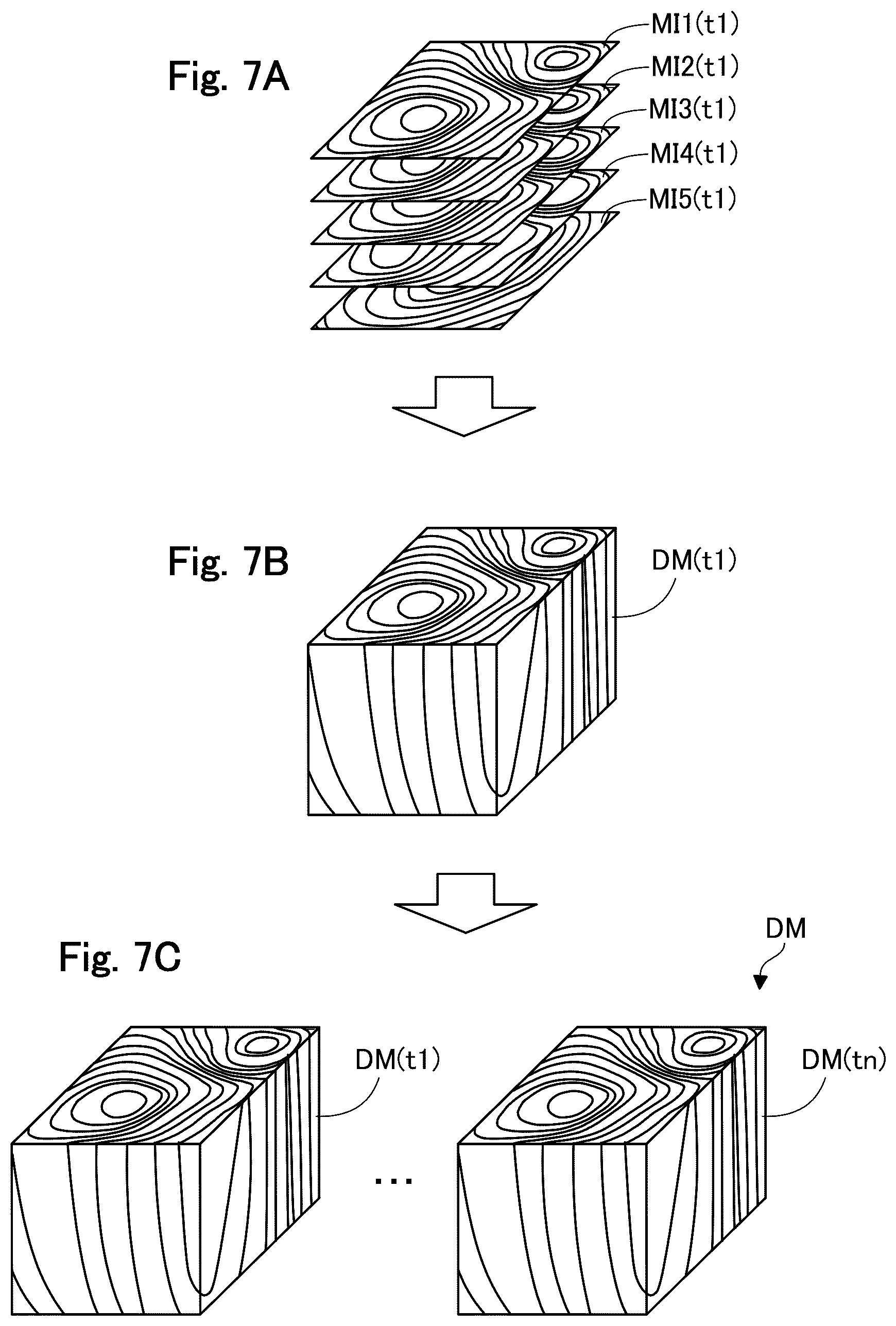 Patent US12564345 Figure 7 – Medical apparatus, and image generation method for visualizing temporal trends of biomagnetic data on an organ model