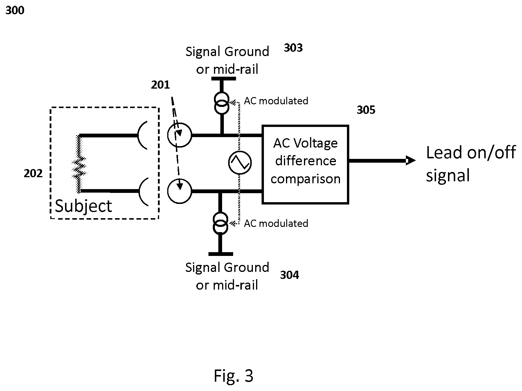 Patent US12564347 Figure 3 – Device, system and method for acquiring and monitoring of biometric electrical signals
