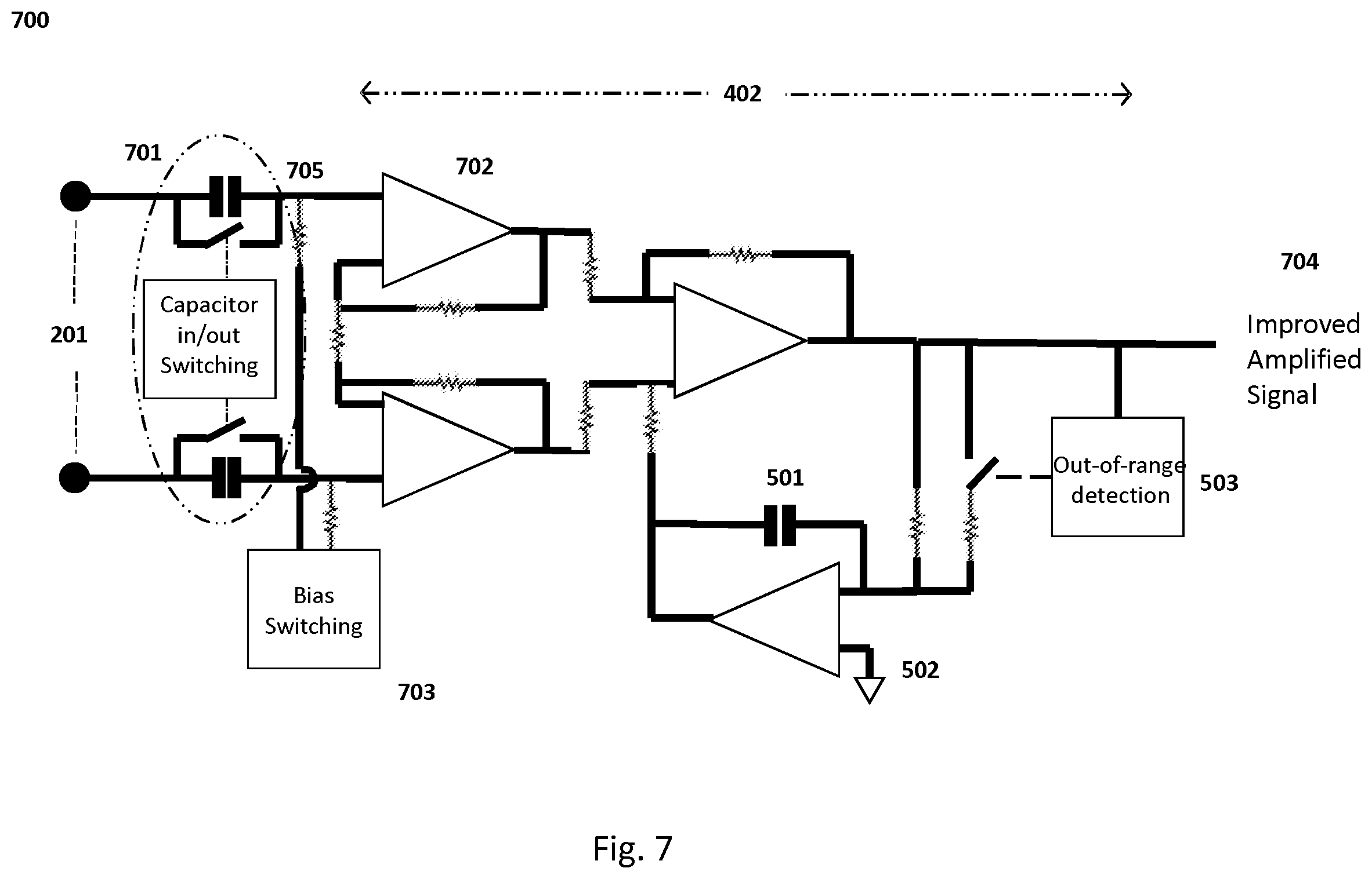Patent US12564347 Figure 7 – Device, system and method for acquiring and monitoring of biometric electrical signals