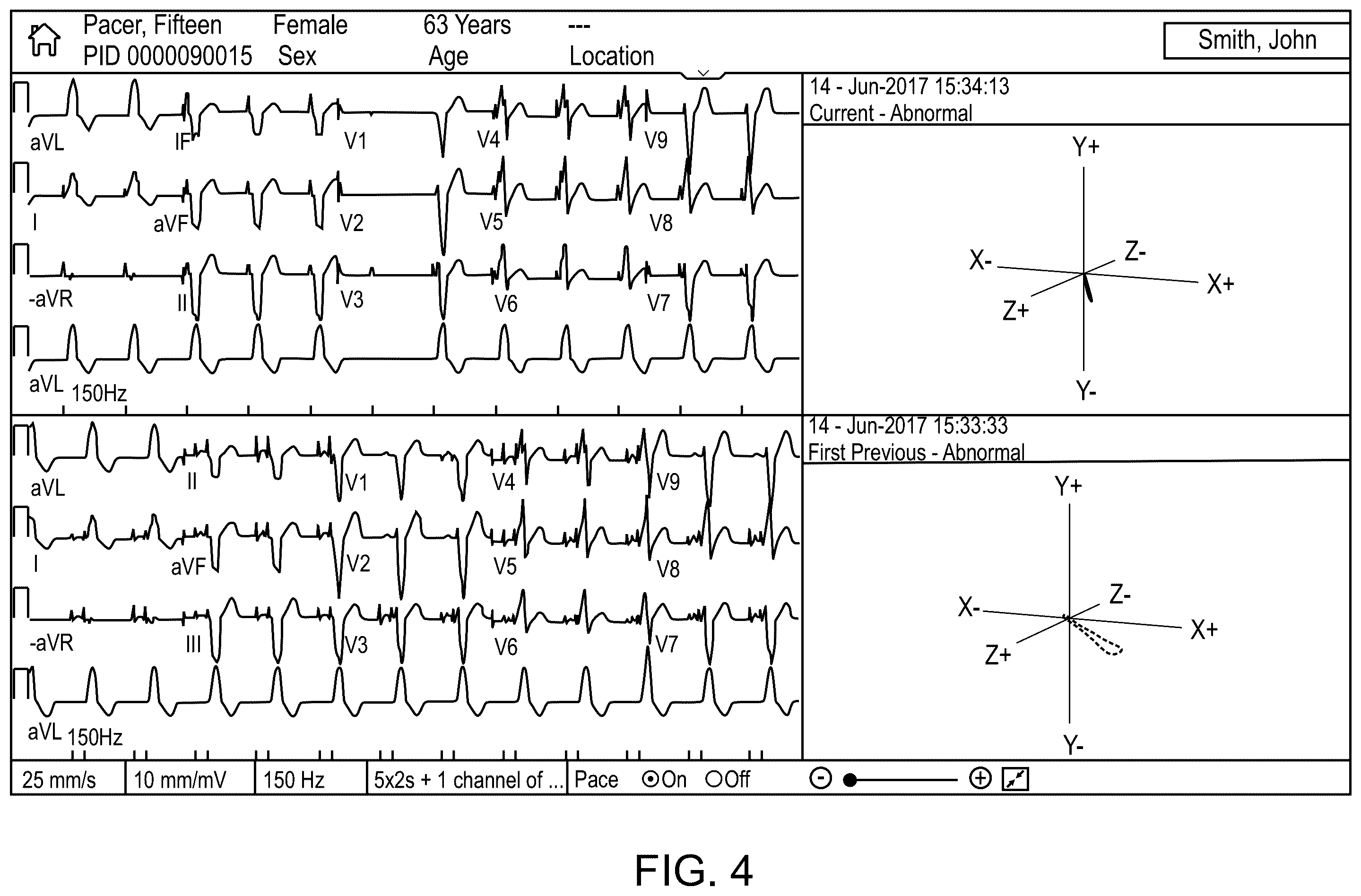 Patent US12564349 Figure 7 – Systems for comparative analysis of cardiac information