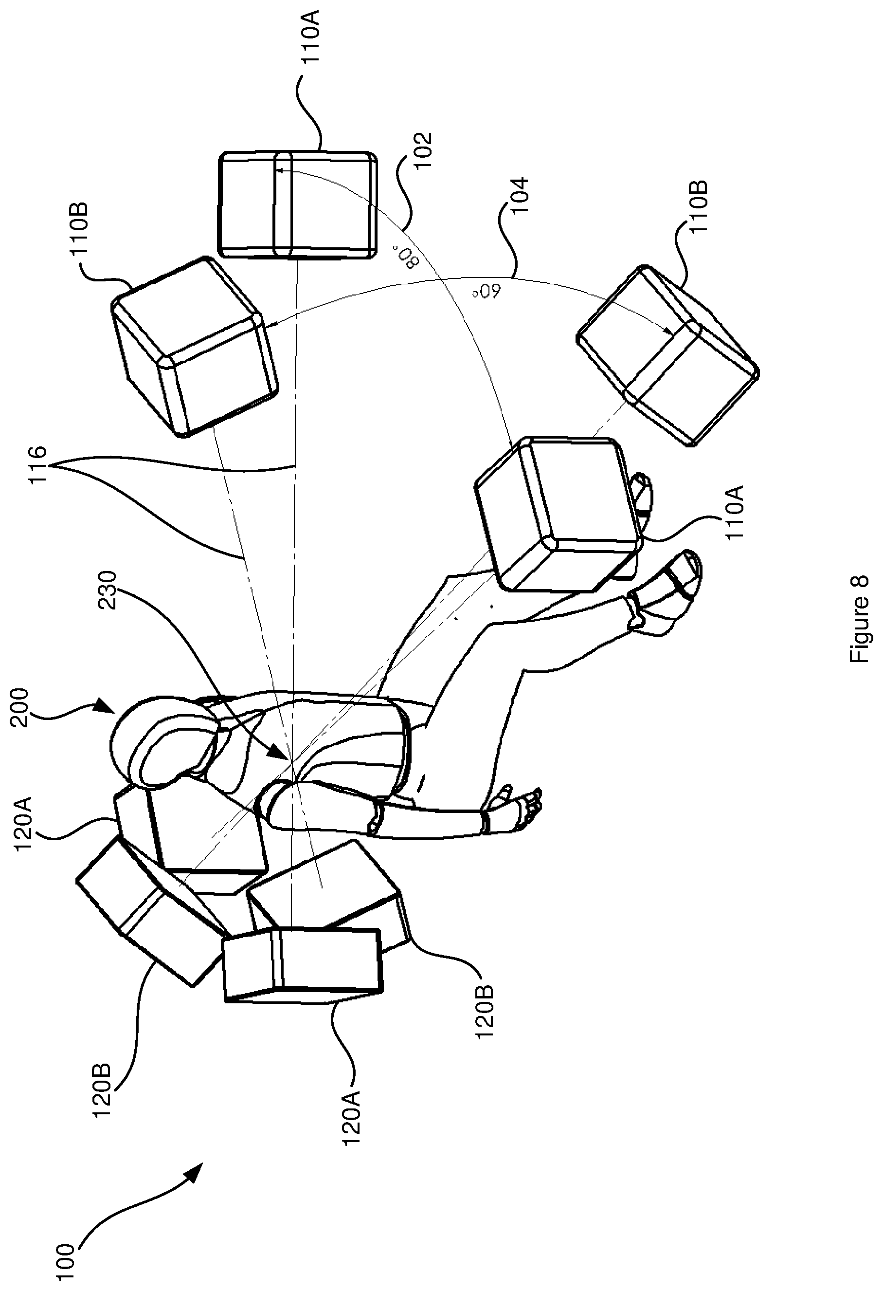 Patent US12564367 Figure 8 – Imaging device and method for multiple image acquisition