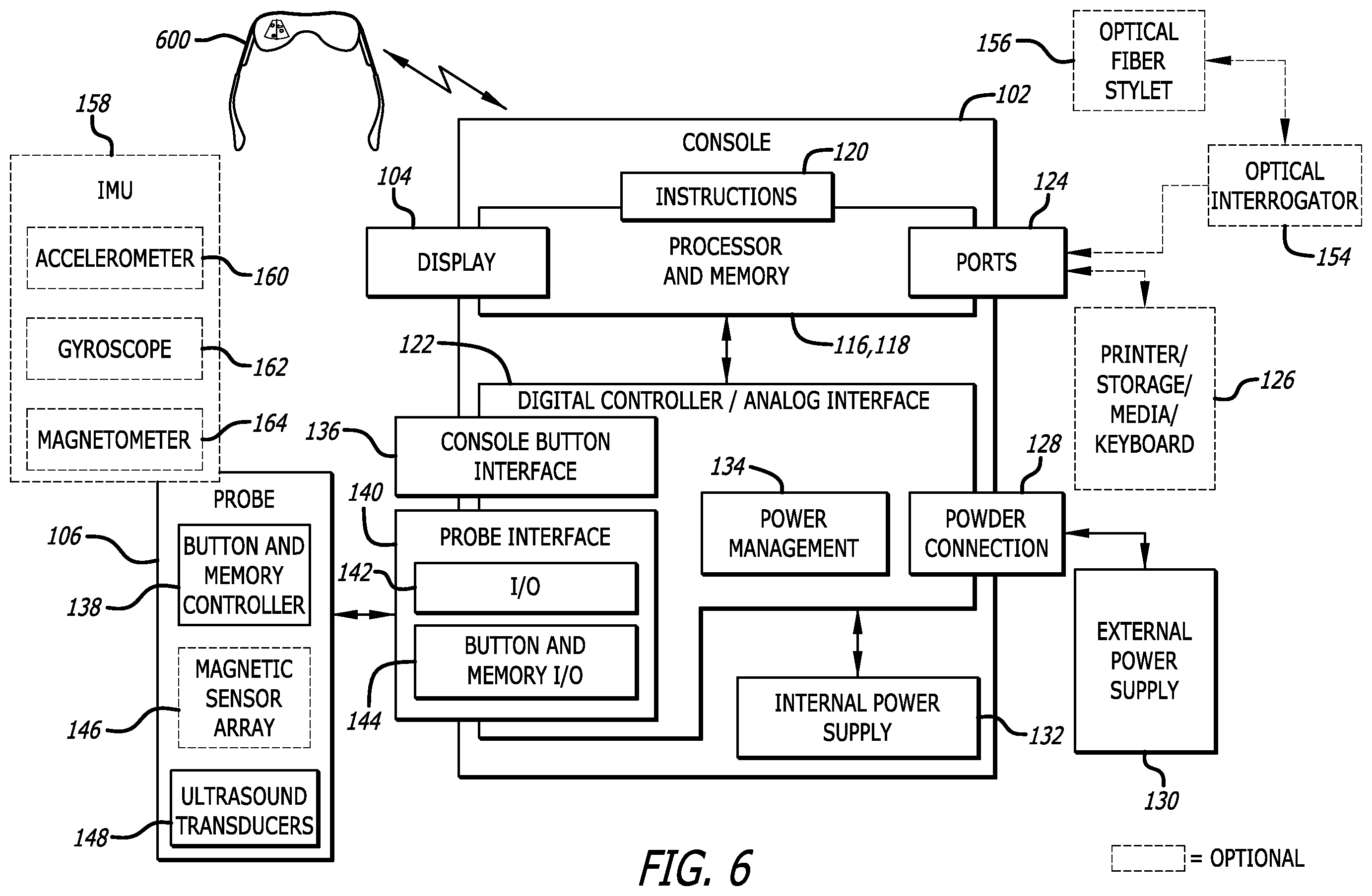 Patent US12564373 Figure 6 – Spatially aware medical device configured for performance of insertion pathway approximation