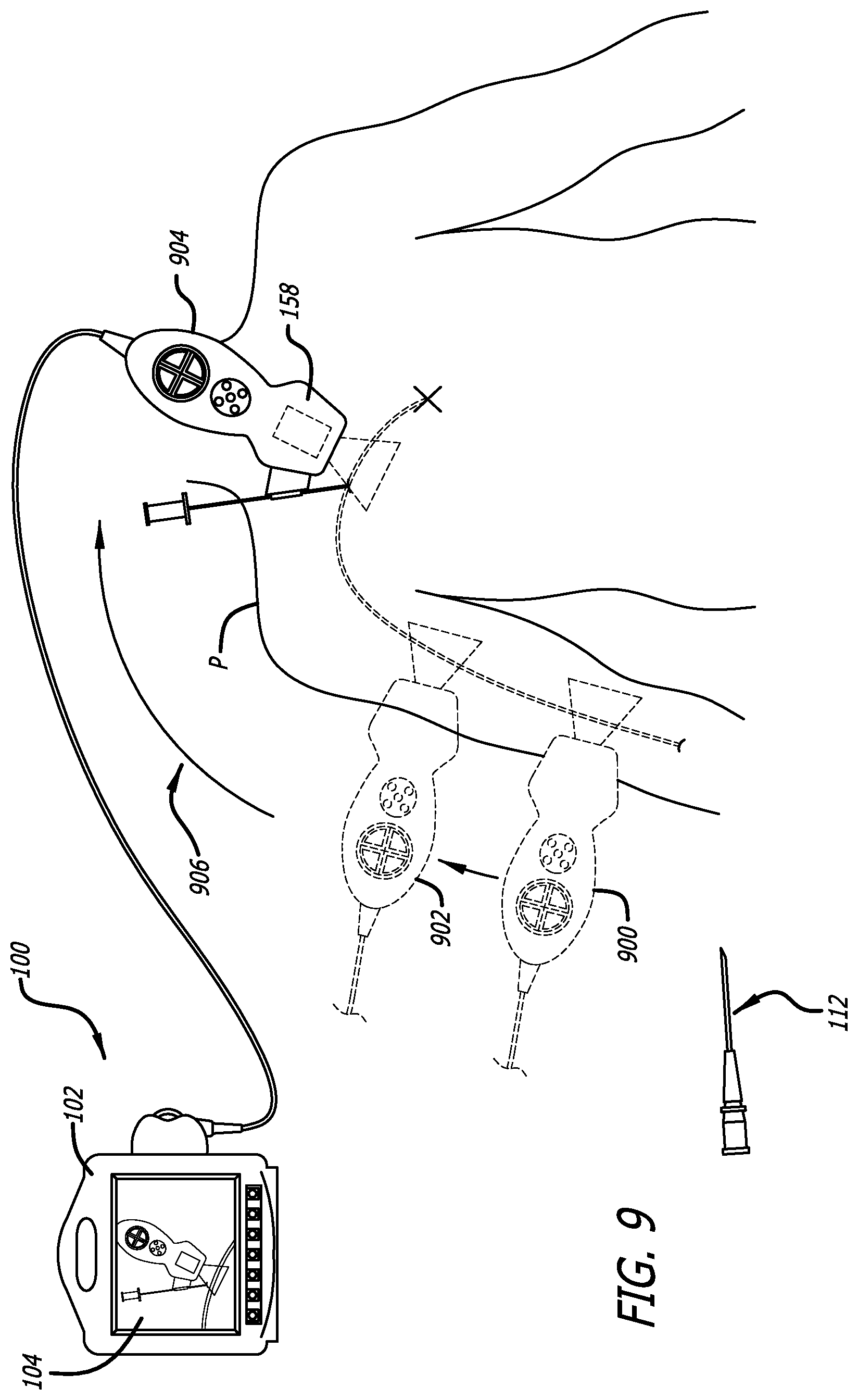 Patent US12564373 Figure 9 – Spatially aware medical device configured for performance of insertion pathway approximation