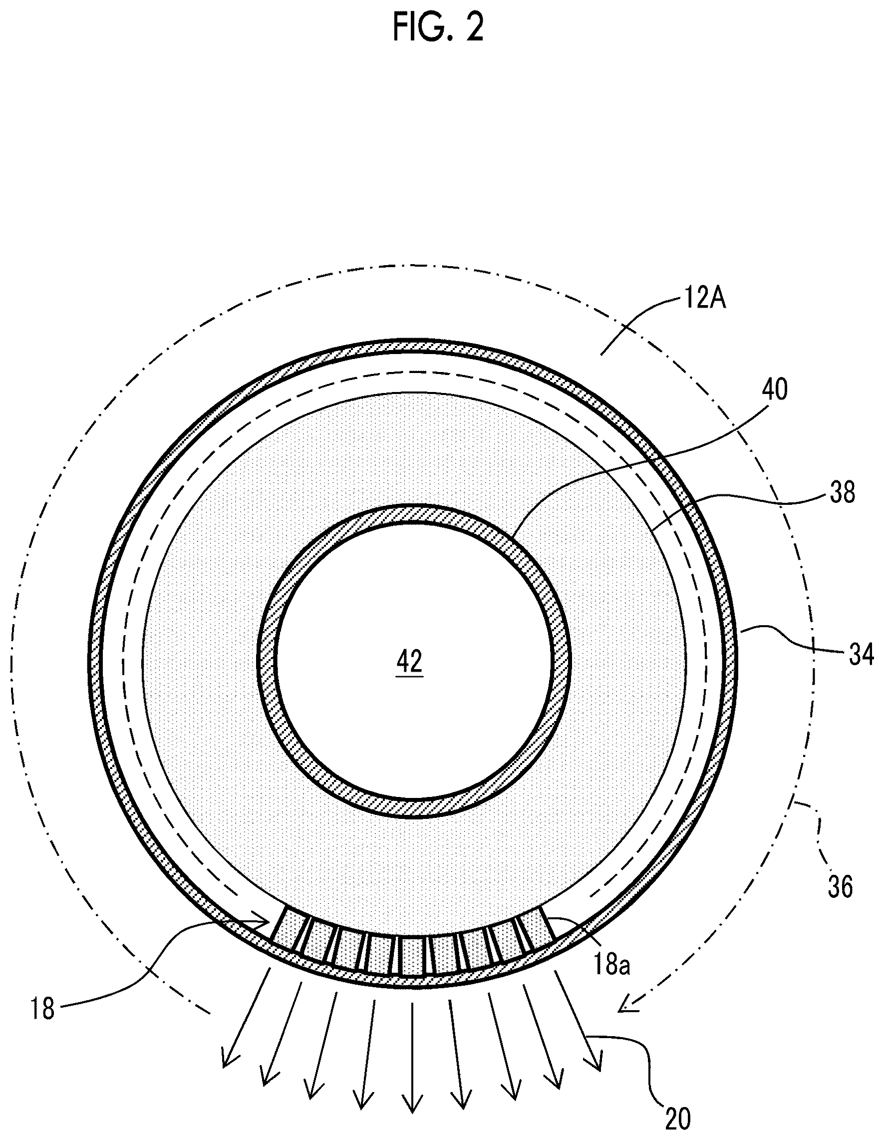 Patent US12564379 Figure 2 – Intracavitary insertion type ultrasound probe