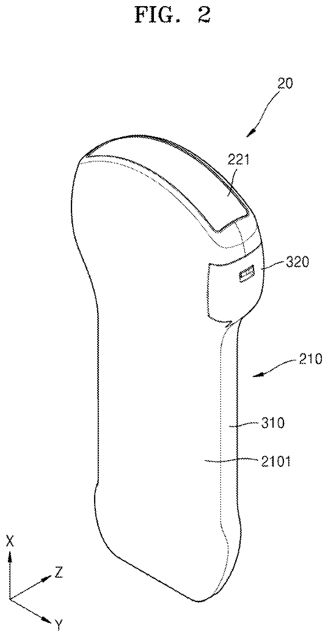 Patent US12564380 Figure 2 – Wireless probe