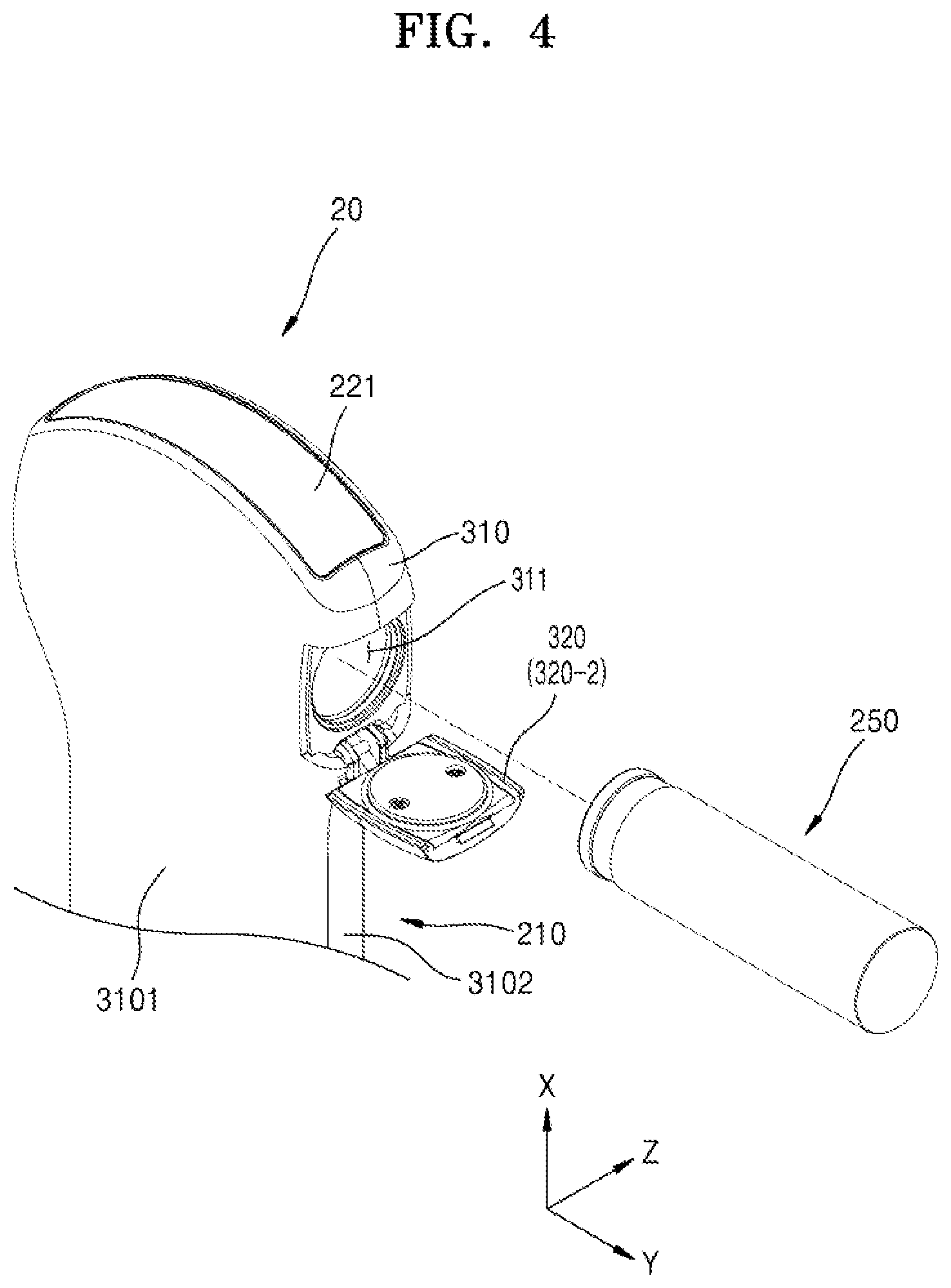 Patent US12564380 Figure 4 – Wireless probe