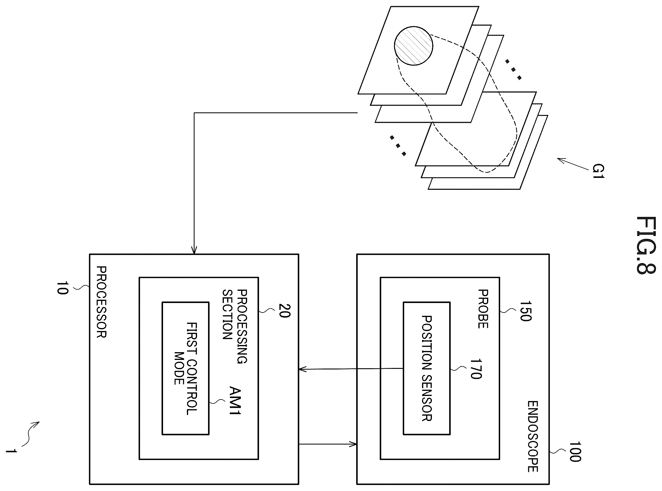 Patent US12564386 Figure 7 – Processing apparatus and control method