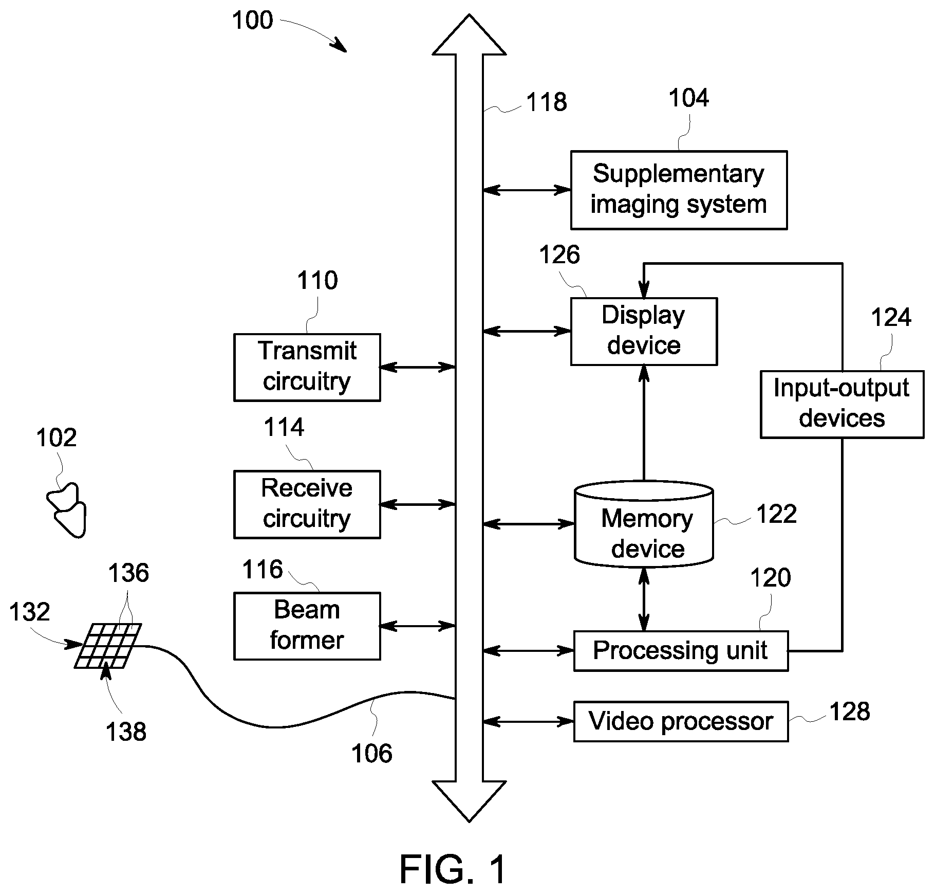 Patent US12564388 Figure 1 – Phase change insert for ultrasound imaging probe