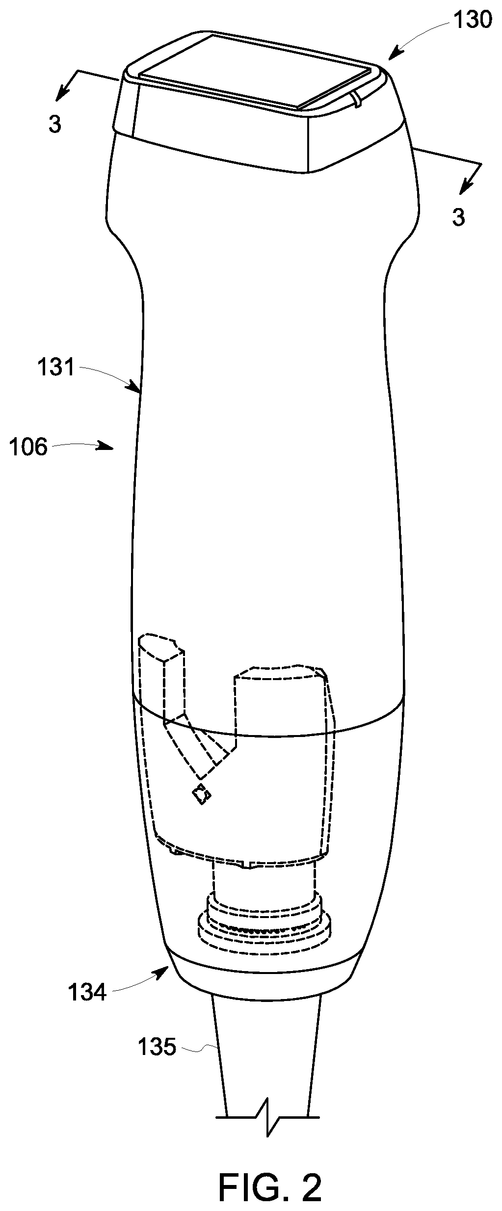 Patent US12564388 Figure 2 – Phase change insert for ultrasound imaging probe
