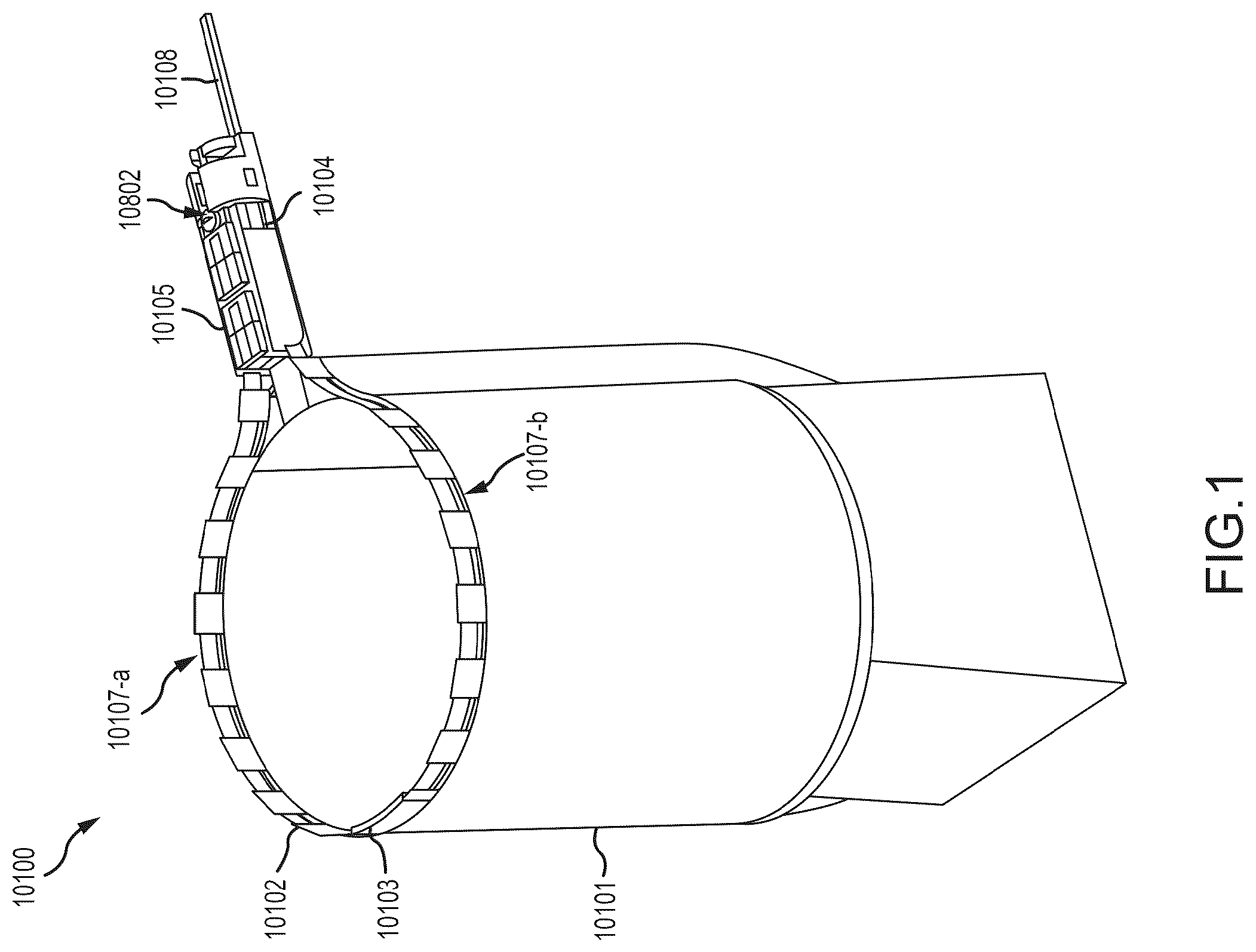 Patent US12564392 Figure 1 – Containment bag