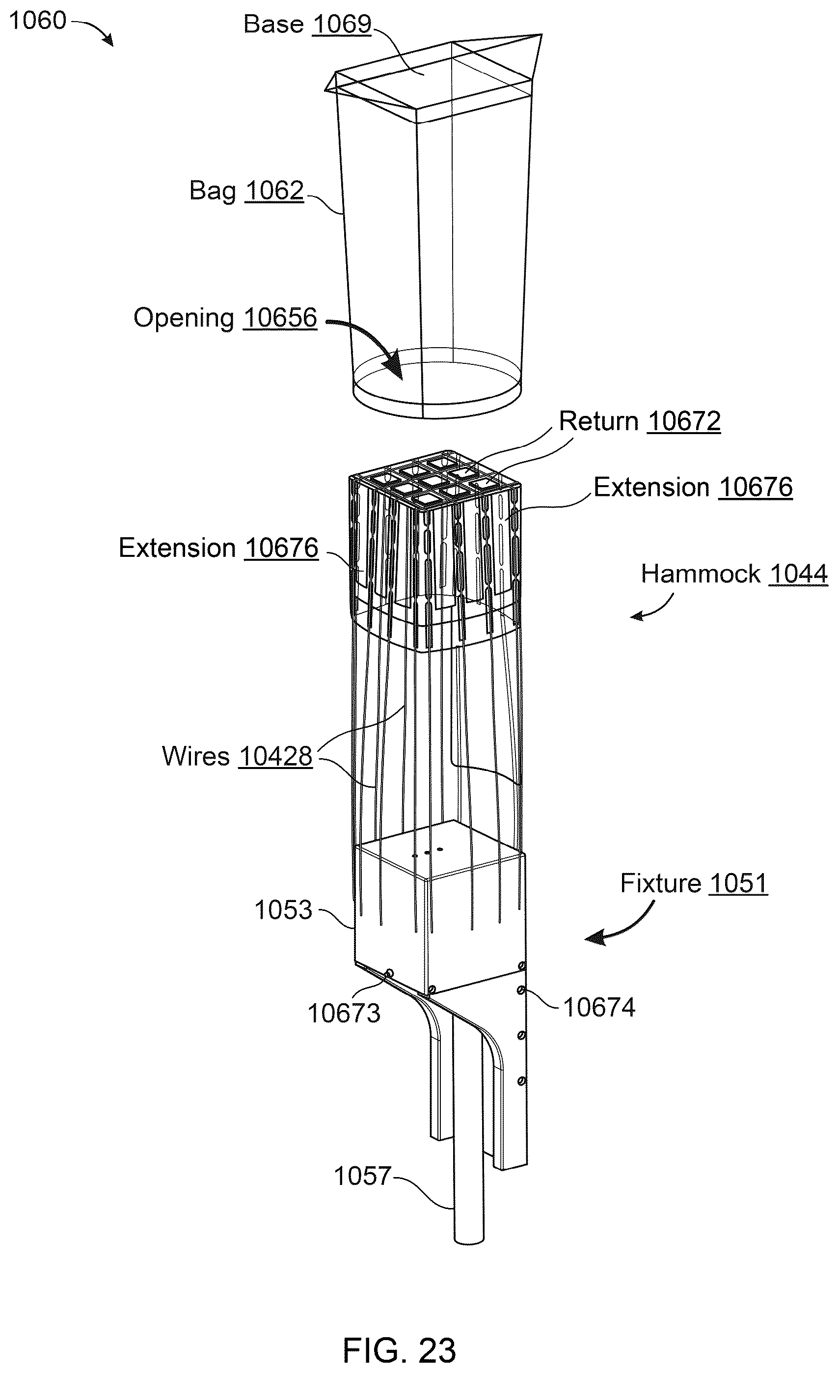 Patent US12564392 Figure 20 – Containment bag