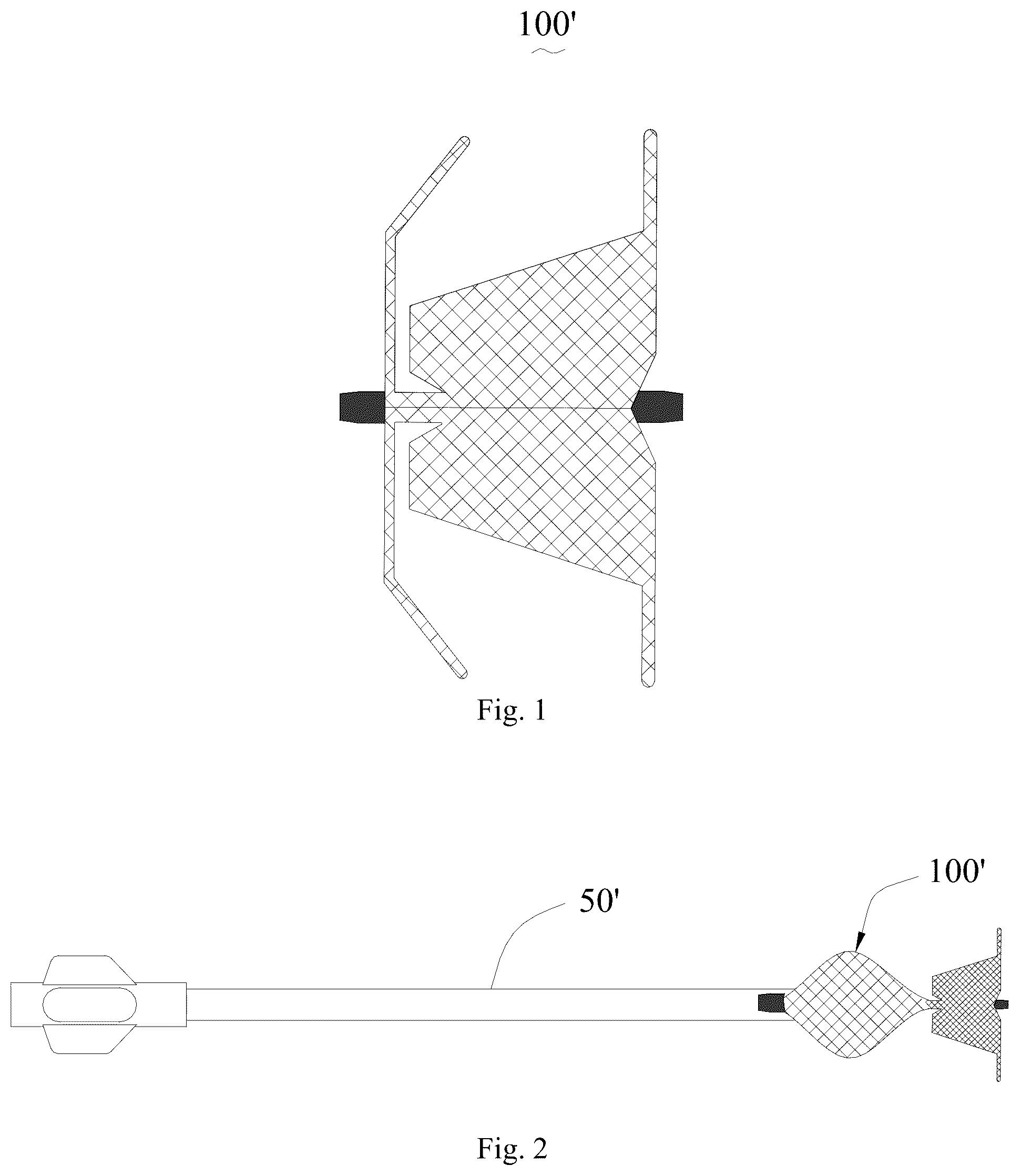 Patent US12564394 Figure 1 – Occluder and occluding system
