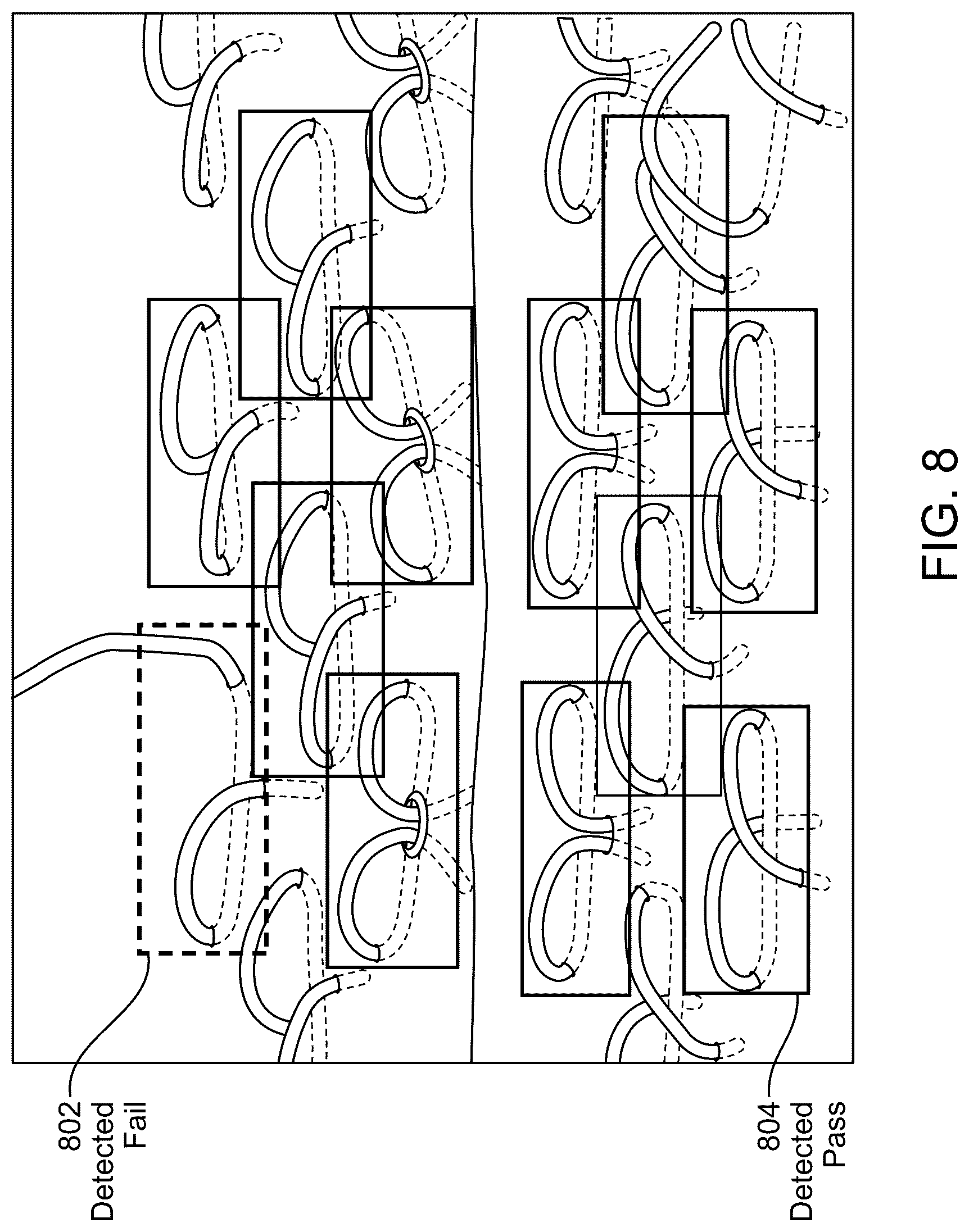 Patent US12564401 Figure 8 – Automated surgical staple inspection system