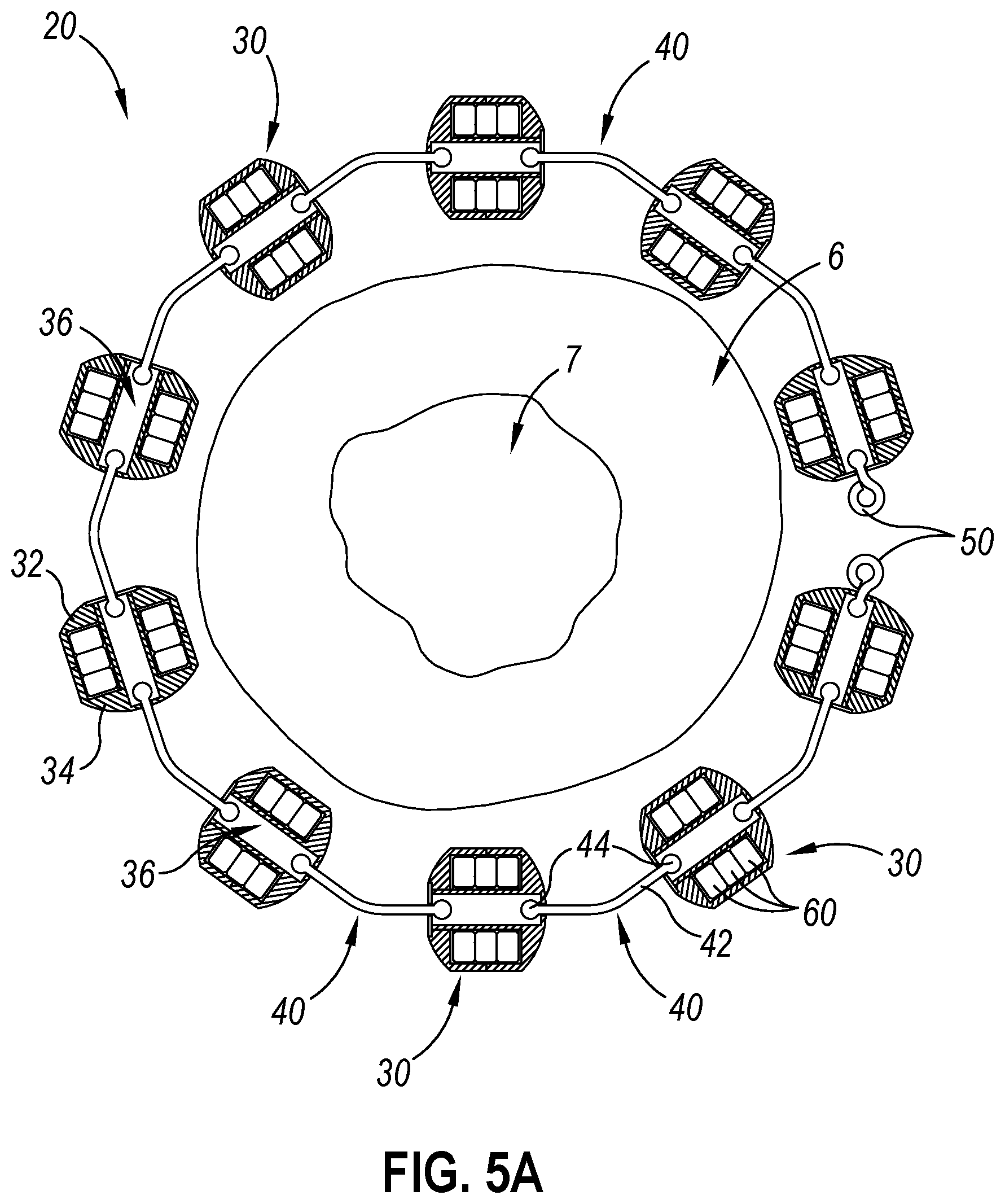 Patent US12564406 Figure 5 – Implantable sphincter assistance device with bimodal circumferential restriction force threshold