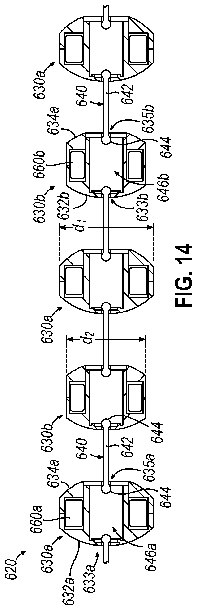 Patent US12564406 Figure 14 – Implantable sphincter assistance device with bimodal circumferential restriction force threshold