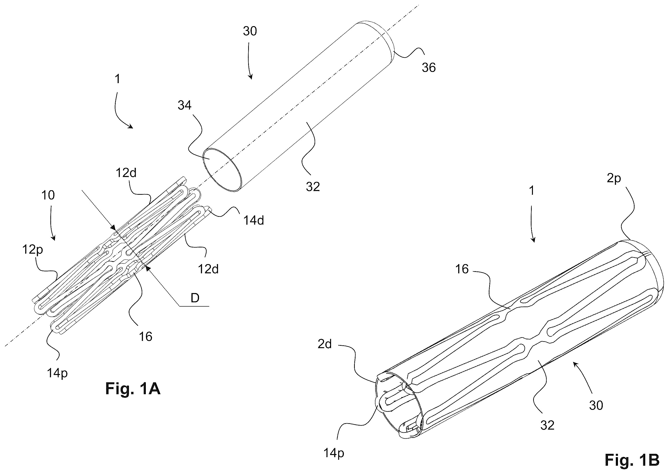 Patent US12564407 Figure 1 – Reversible occlusion device, system and method