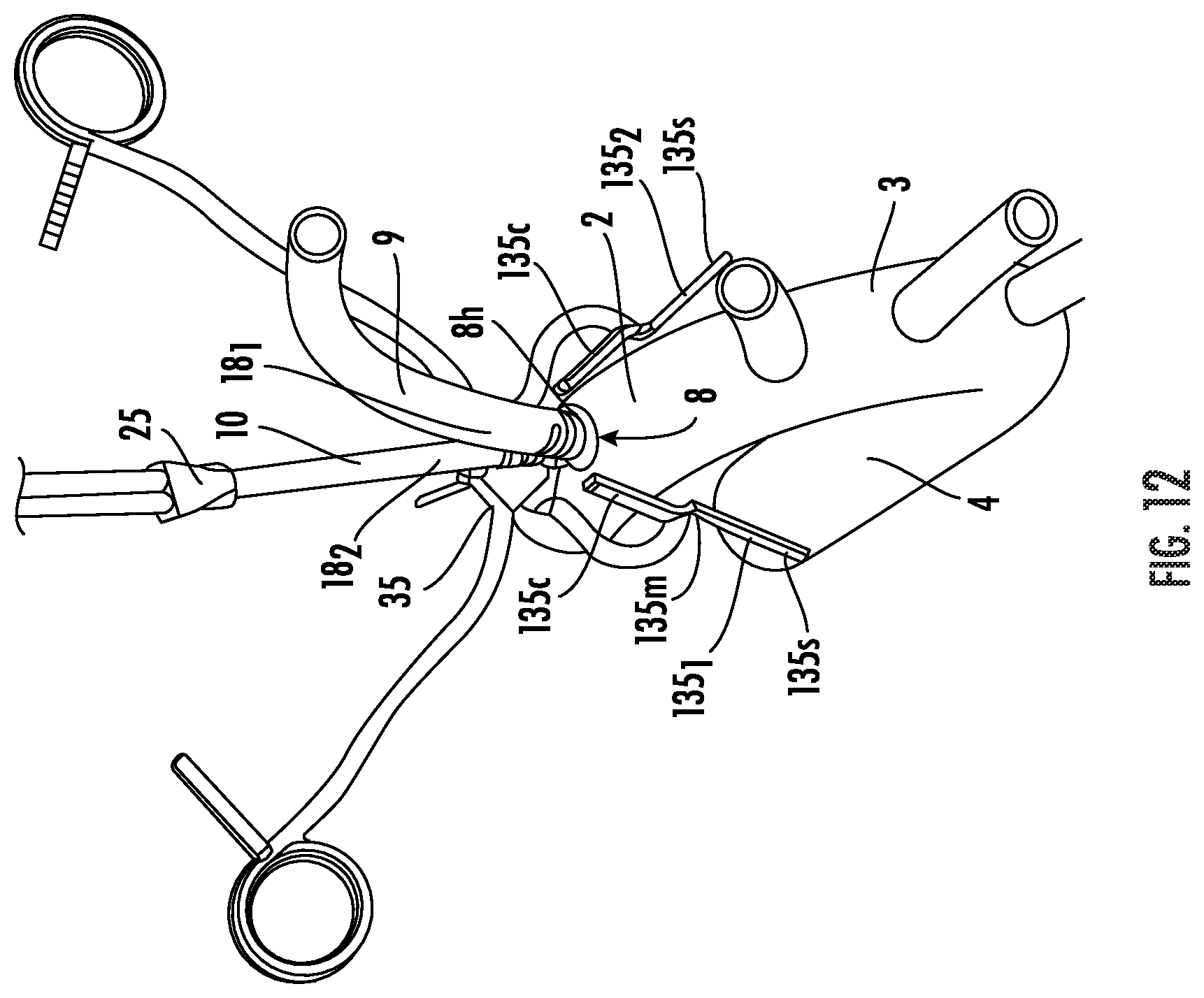Patent US12564409 Figure 12 – Double lumen aortic cannula and cross clamp assembly and related methods