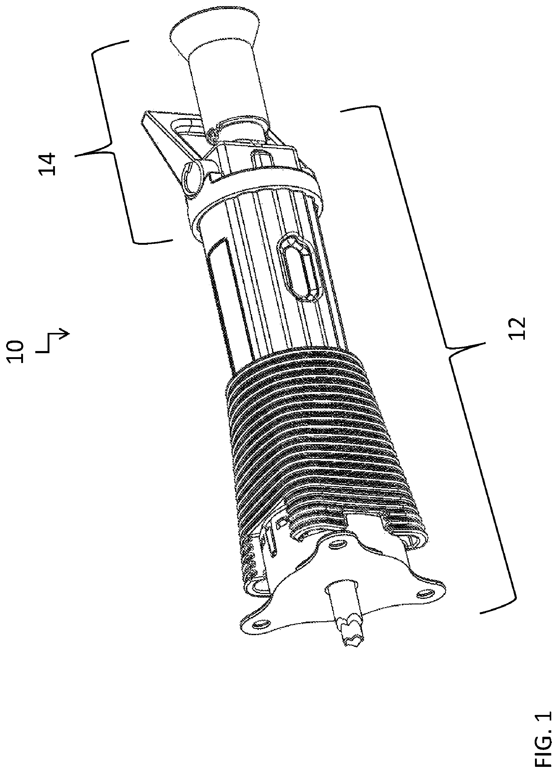 Patent US12564412 Figure 1 – Percutaneous access pathway system