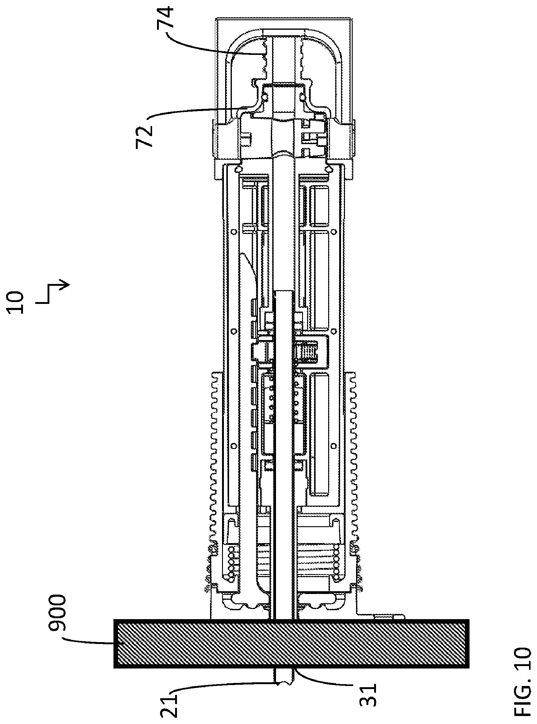 Patent US12564412 Figure 10 – Percutaneous access pathway system