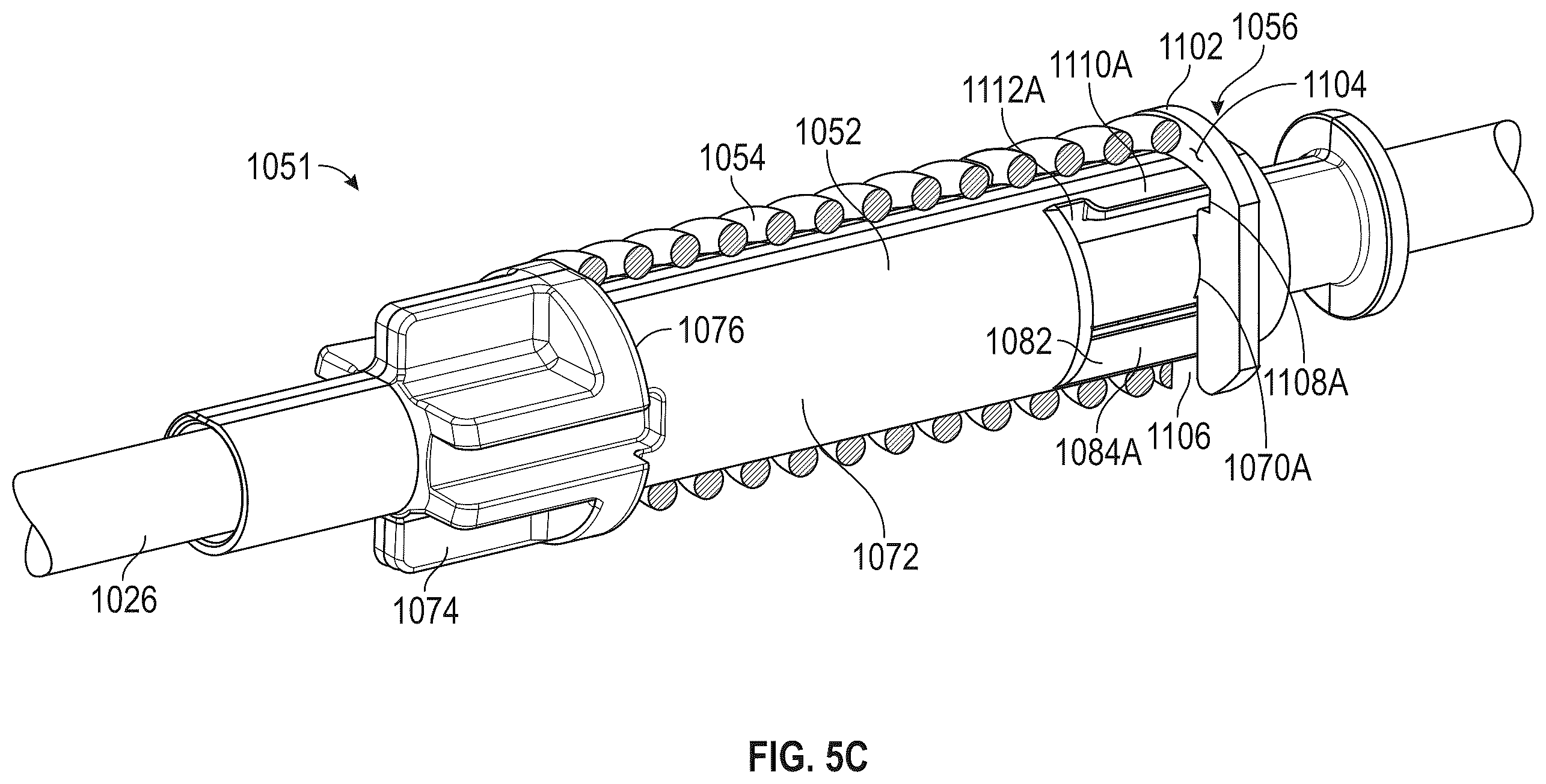 Patent US12564415 Figure 14 – Forceps motion transfer assembly