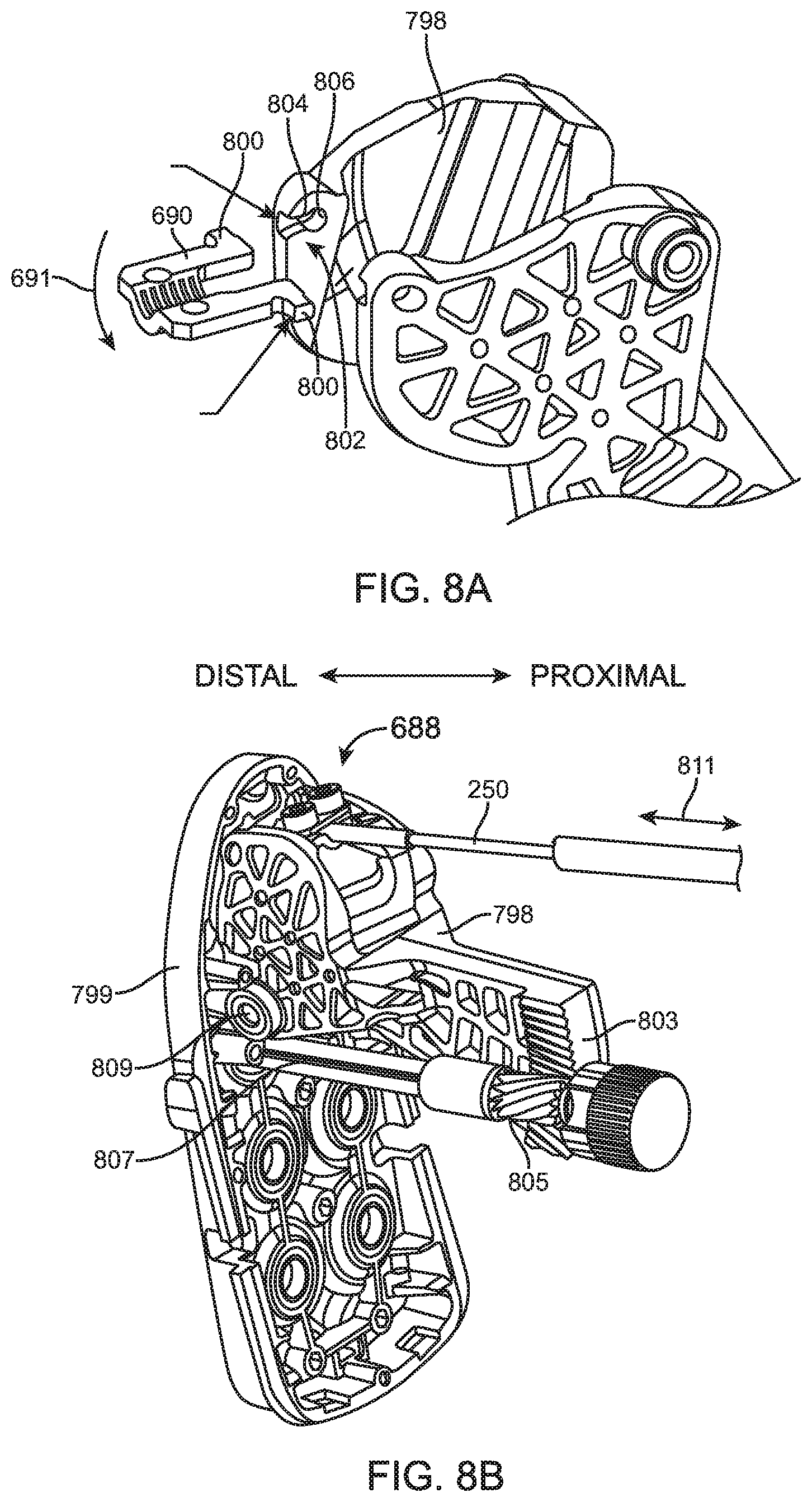 Patent US12564416 Figure 8 – Surgical instruments with electrically isolated actuation members, related devices, and related methods