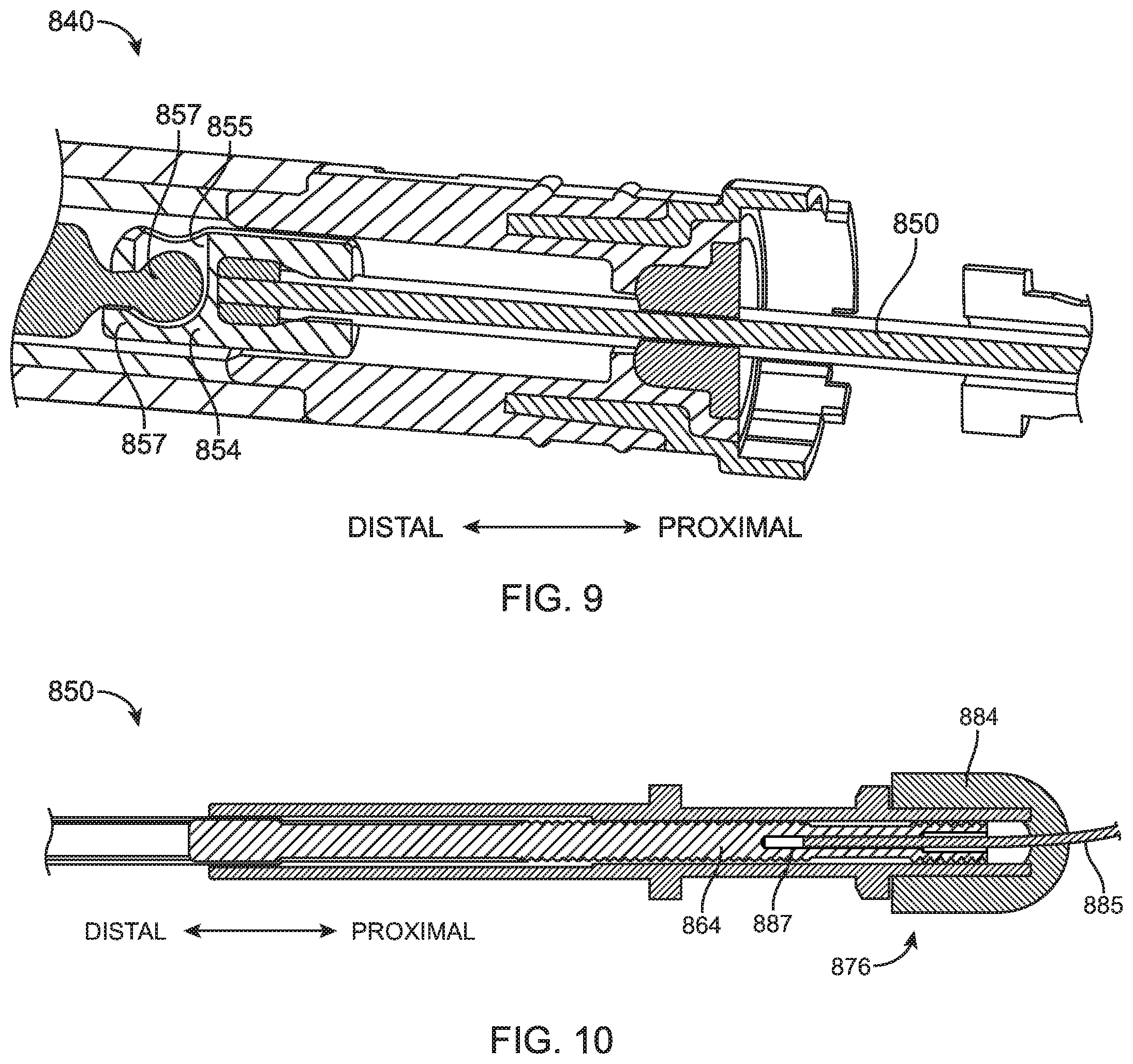 Patent US12564416 Figure 9 – Surgical instruments with electrically isolated actuation members, related devices, and related methods