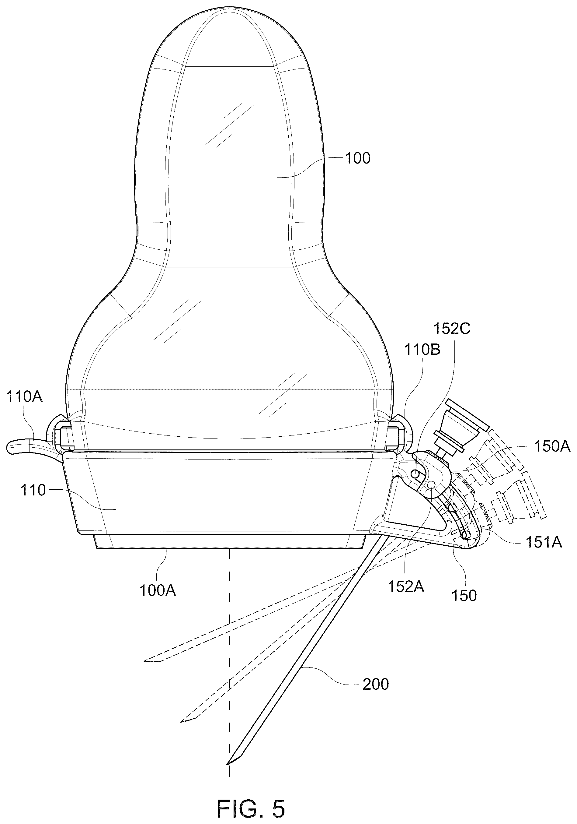 Patent US12564420 Figure 5 – Needle guidance system