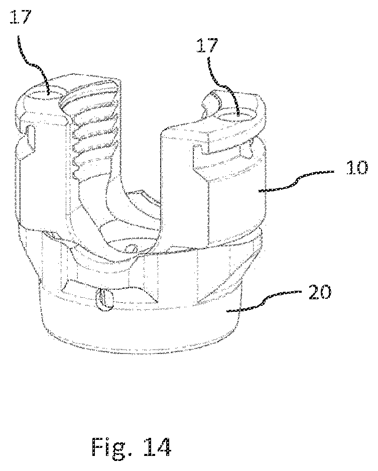 Patent US12564426 Figure 13 – Modular and temporarily fixable osteosynthesis device for vertebrae