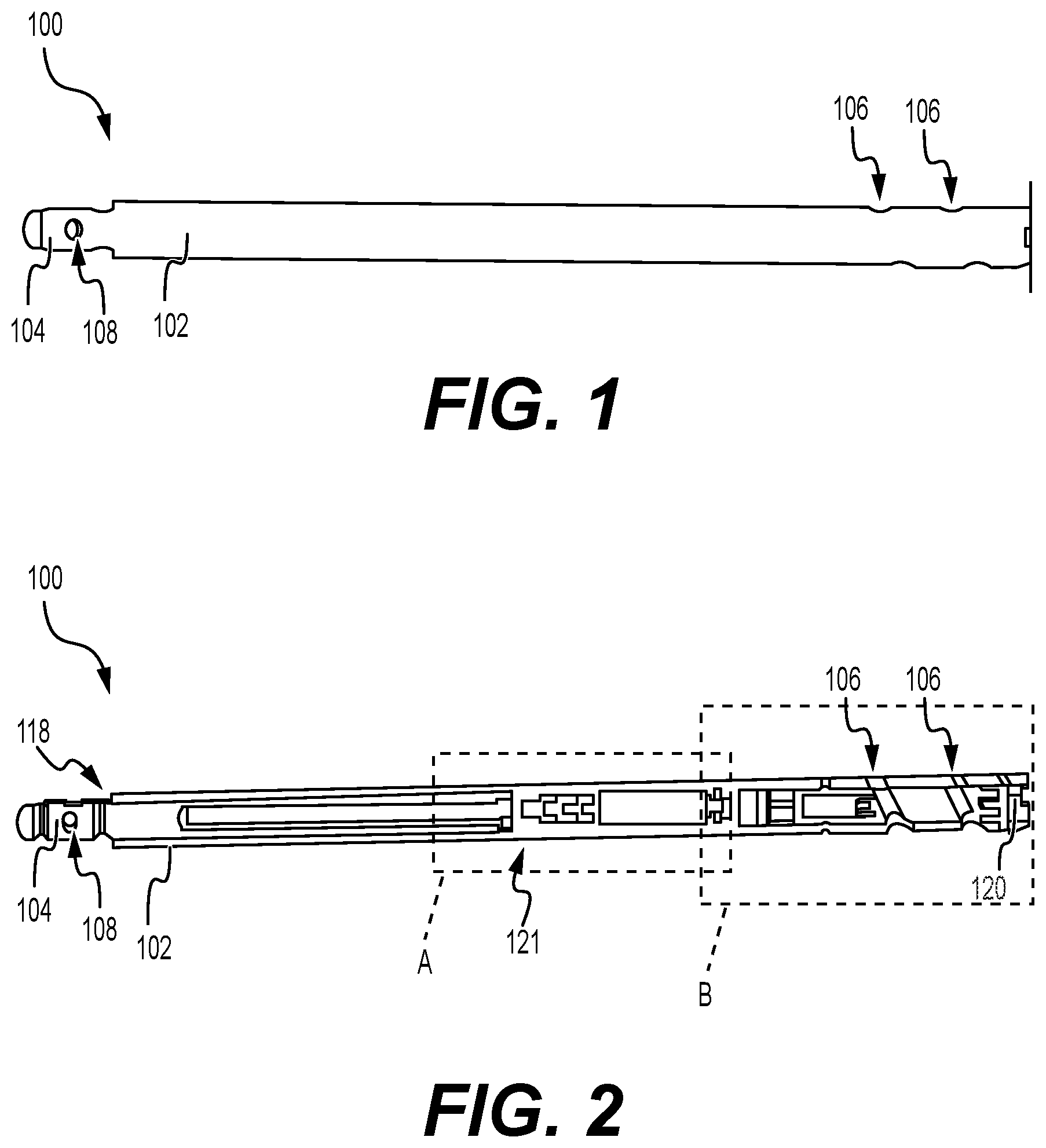 Patent US12564429 Figure 1 – Adjustable implant, system and methods
