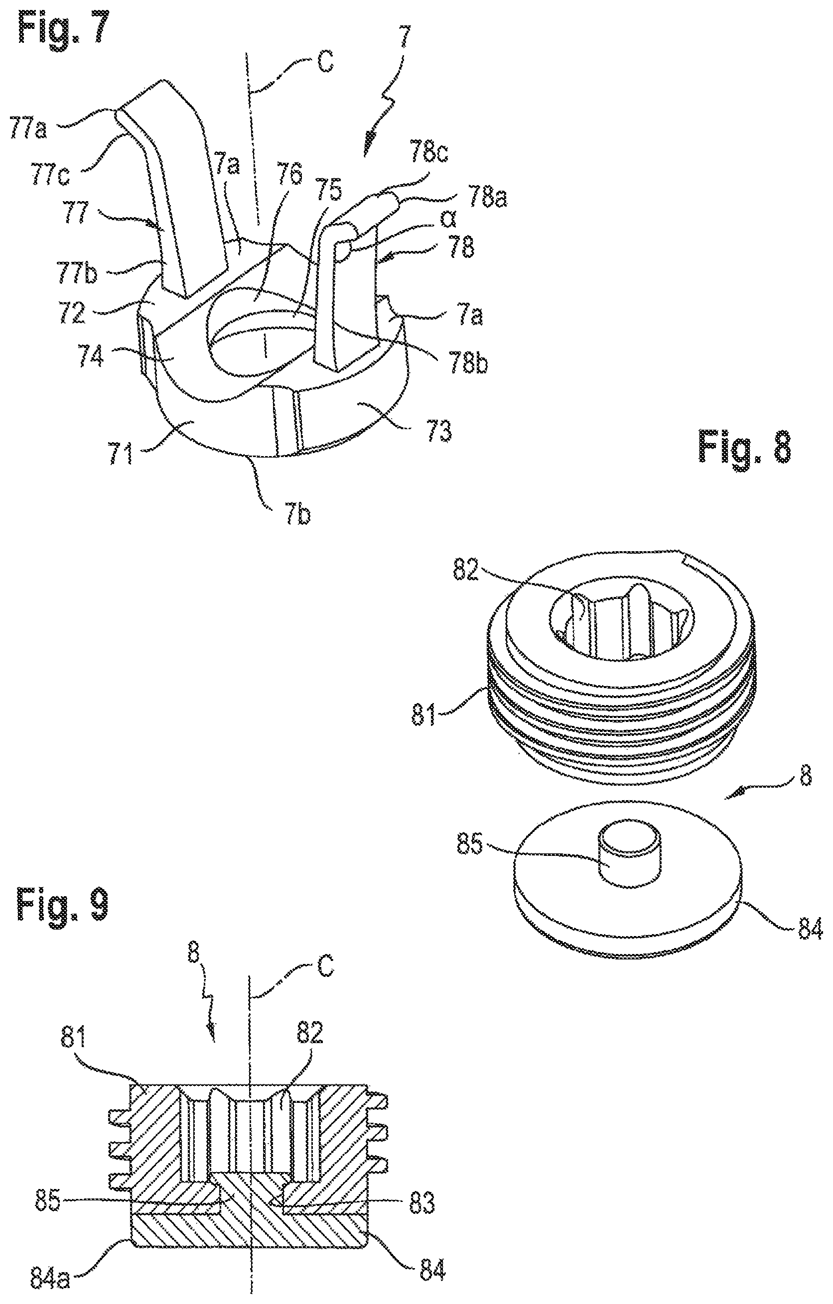 Patent US12564431 Figure 3 – Polyaxial bone anchoring device