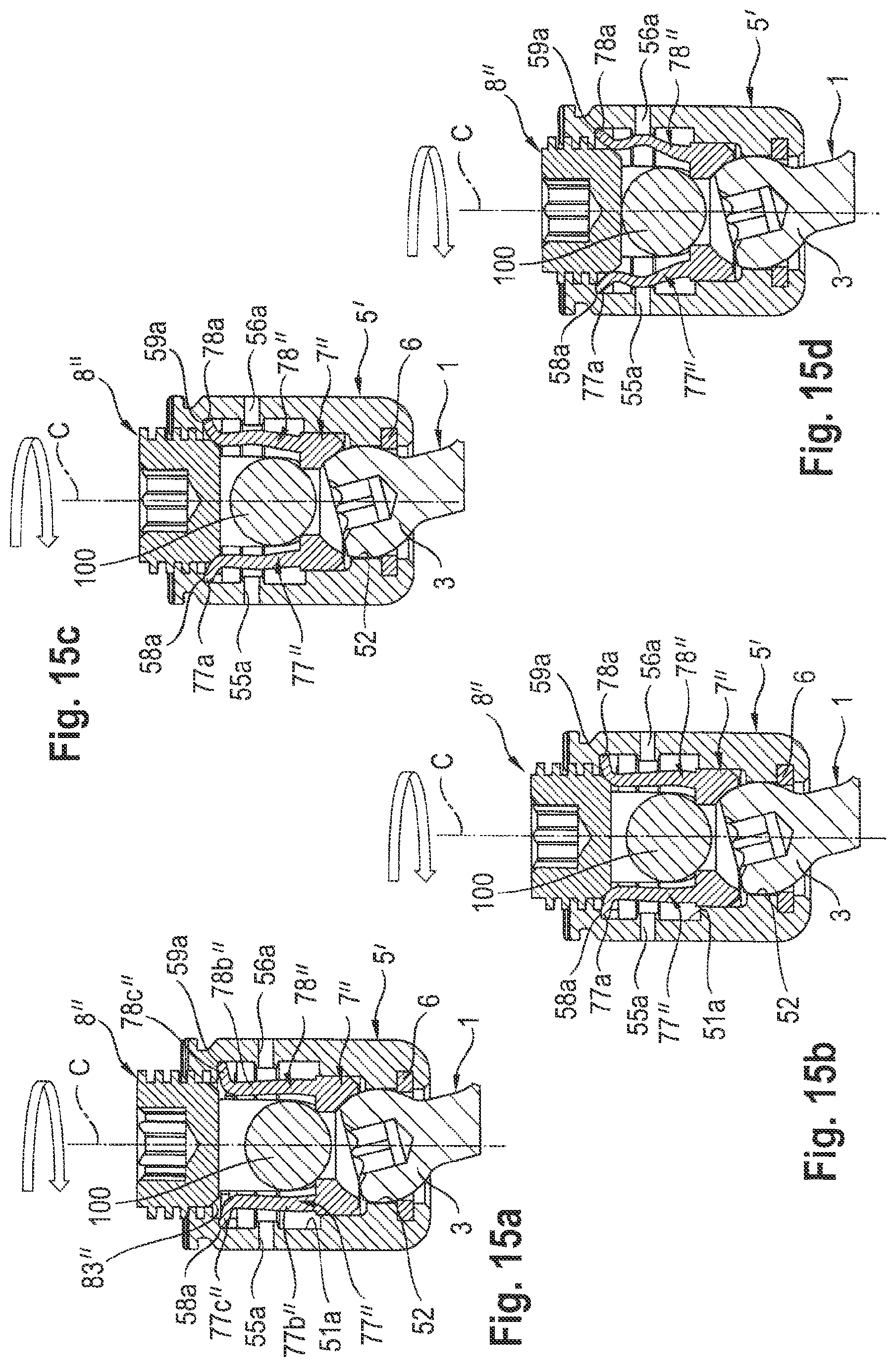 Patent US12564431 Figure 7 – Polyaxial bone anchoring device