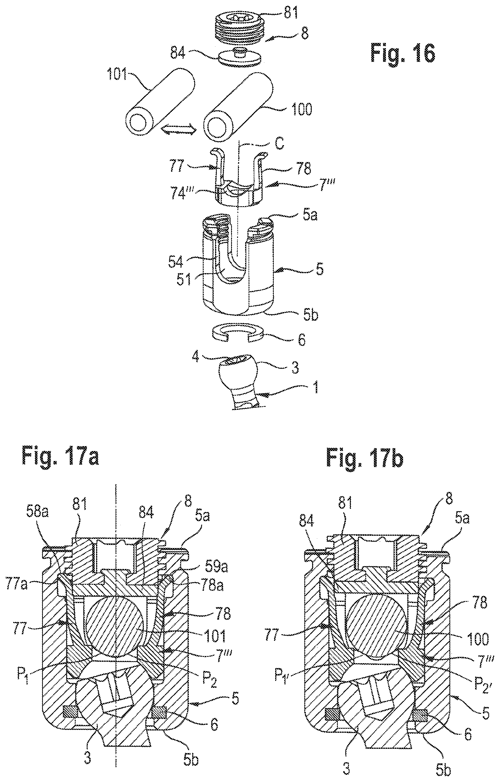 Patent US12564431 Figure 8 – Polyaxial bone anchoring device