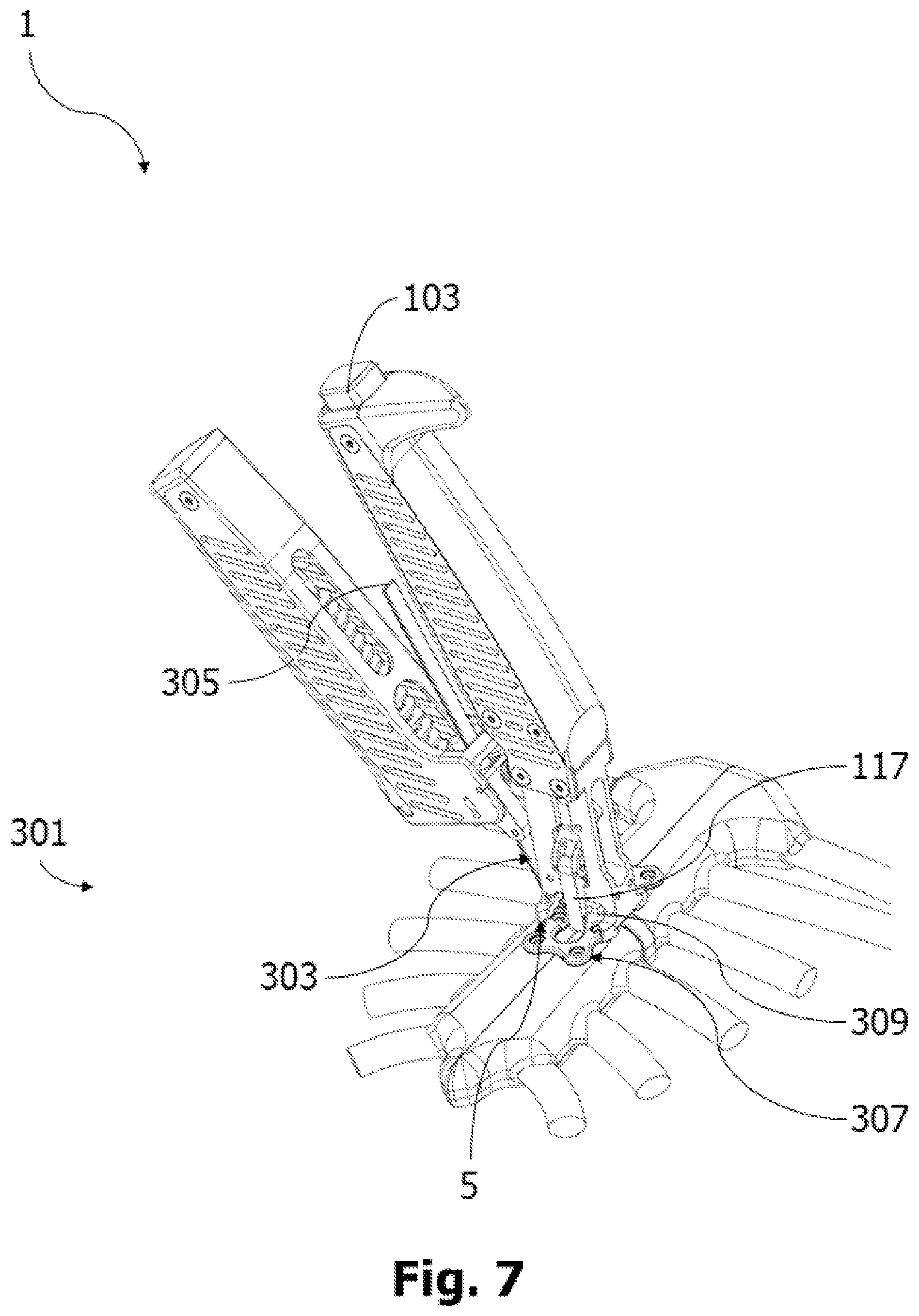 Patent US12564432 Figure 7 – Surgical tensioning instrument
