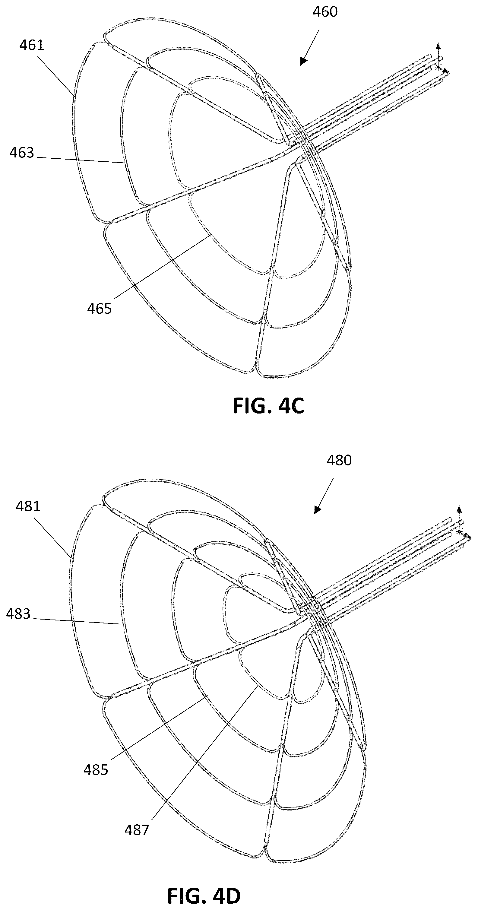 Patent US12564440 Figure 4 – Multi-strut ablation and sensing catheter devices and methods