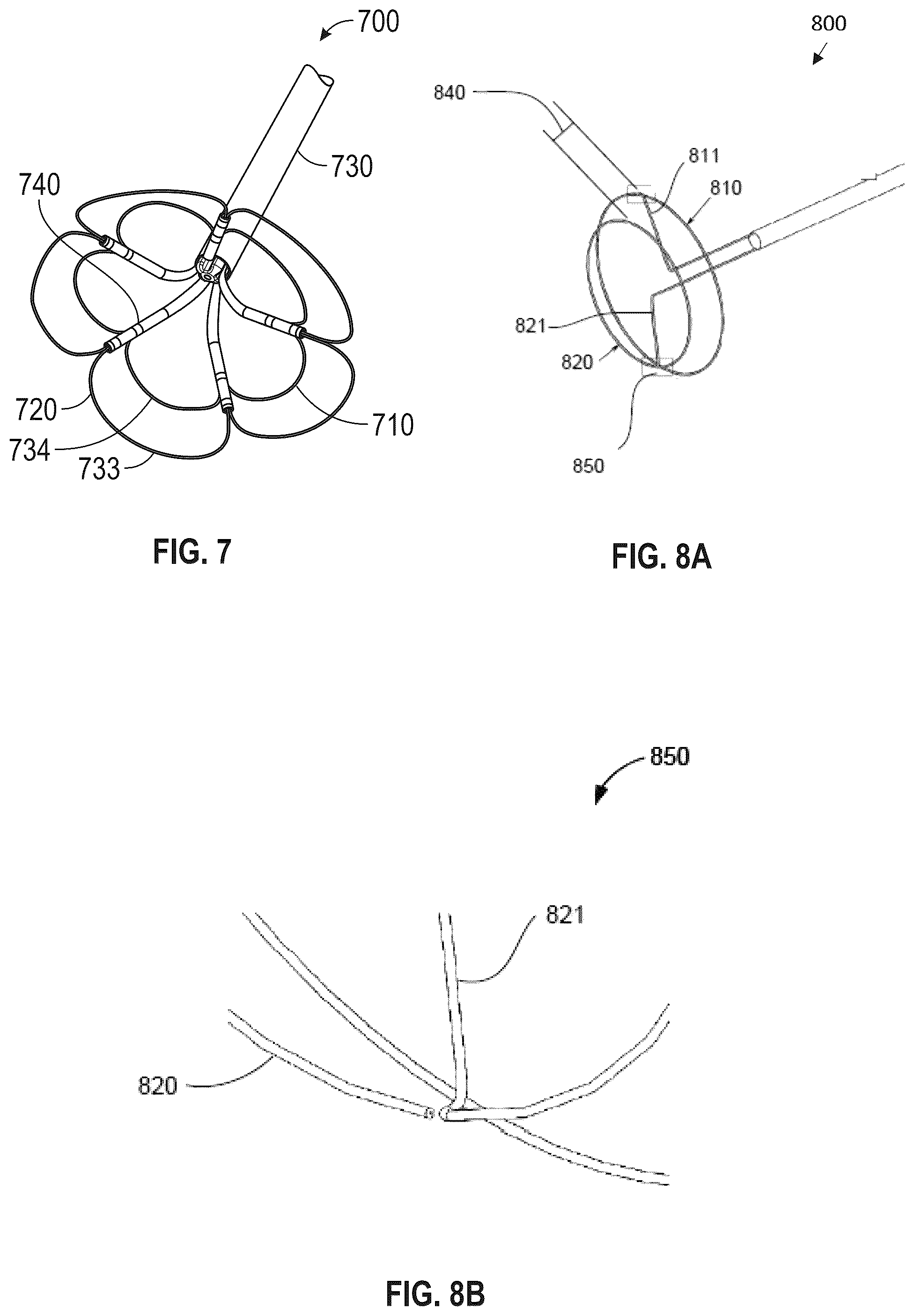 Patent US12564440 Figure 7 – Multi-strut ablation and sensing catheter devices and methods