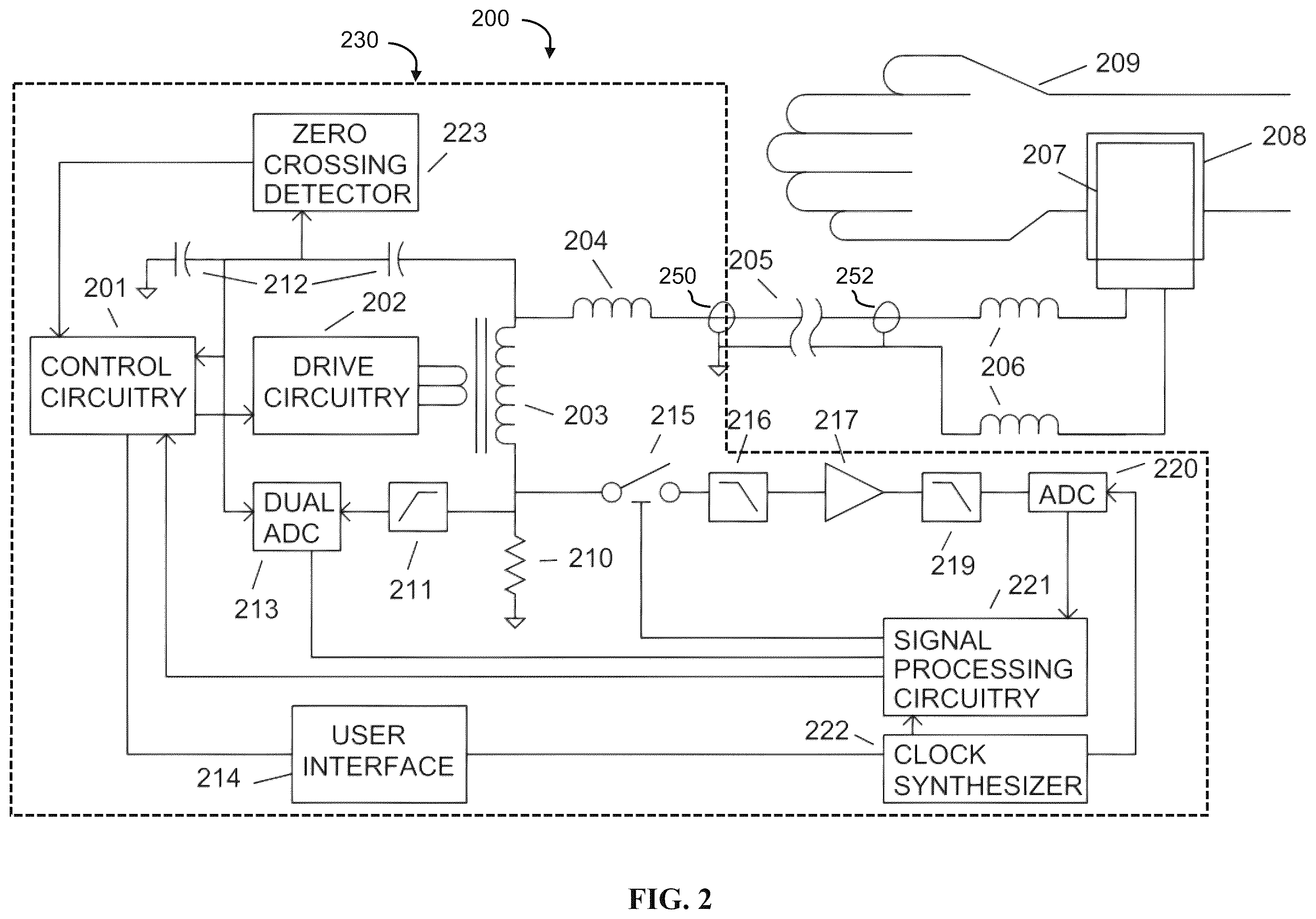 Patent US12564442 Figure 2 – Non-thermal plasma generator for detection and treatment of maladies