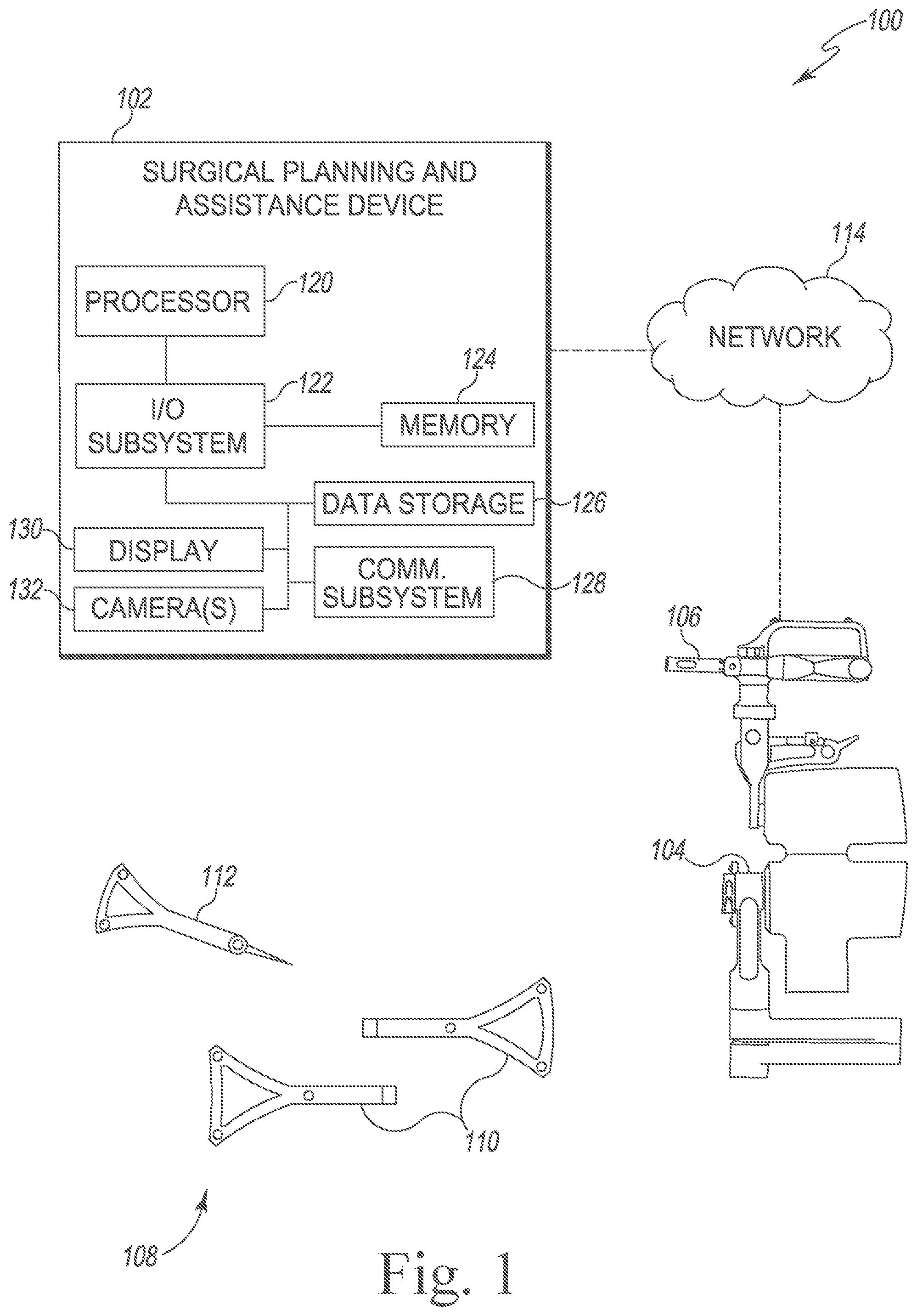 Patent US12564446 Figure 1 – Systems and methods for planning and assisting orthopaedic surgical procedures
